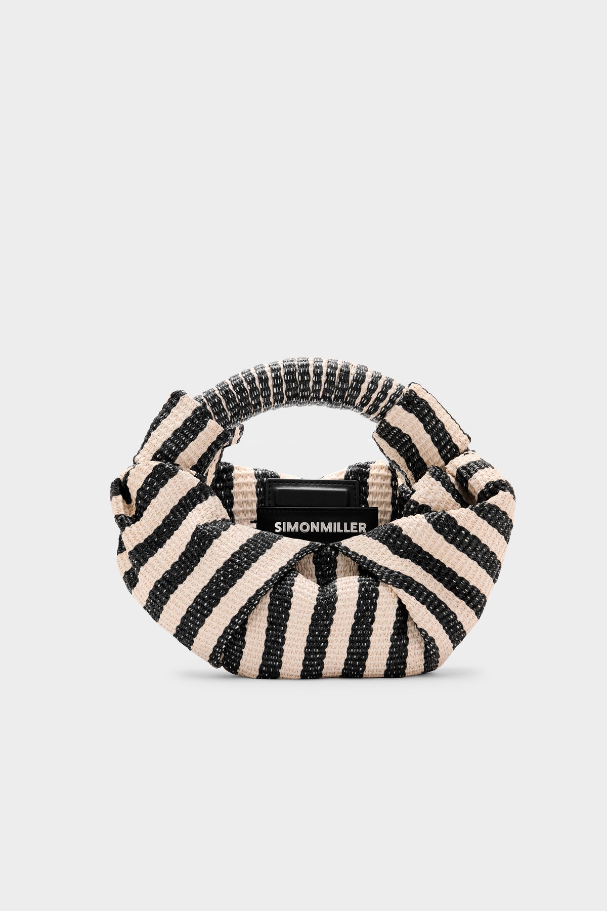 Lopsy Bag In Black/White Stripe