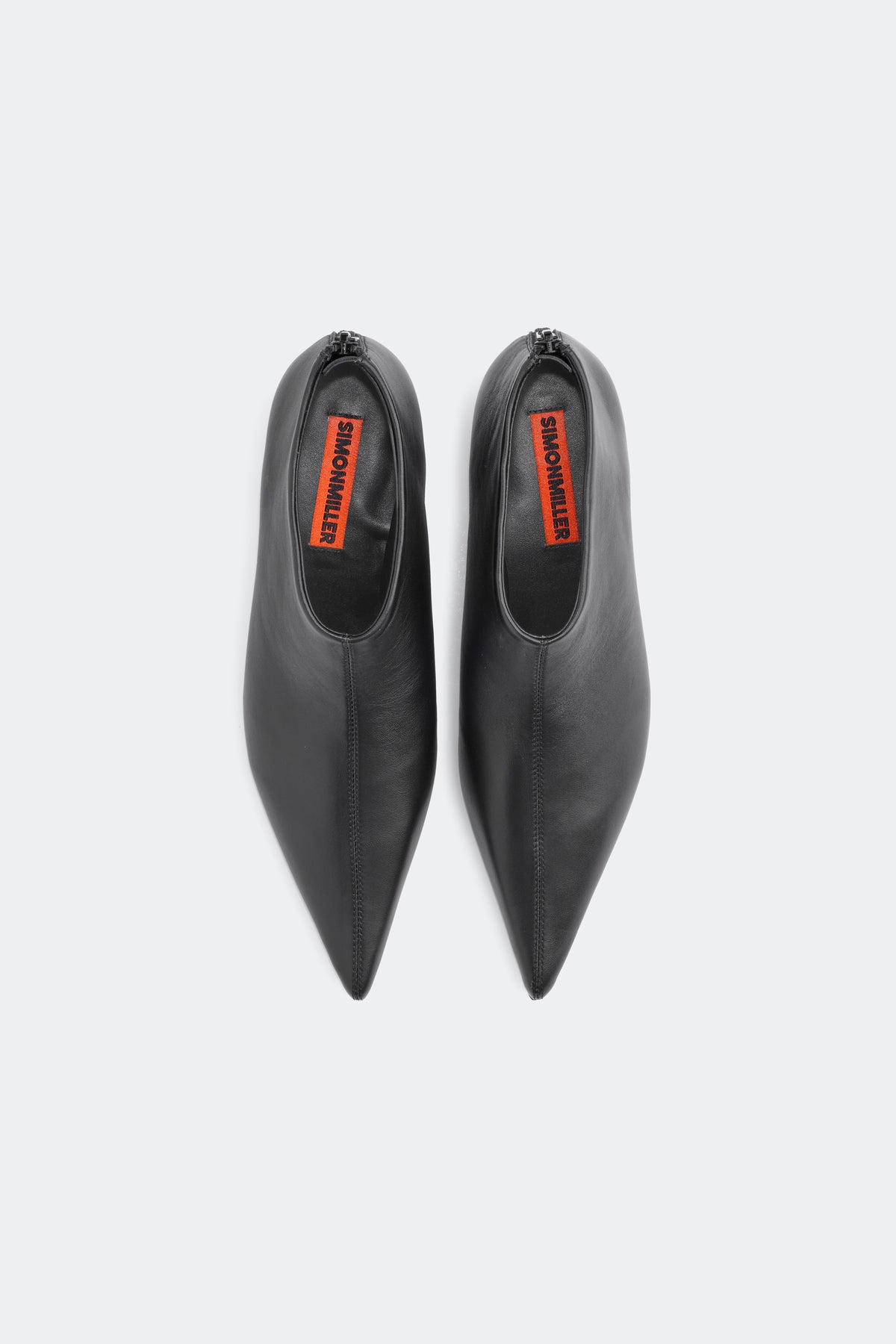 Leather Arrow Boot In Black