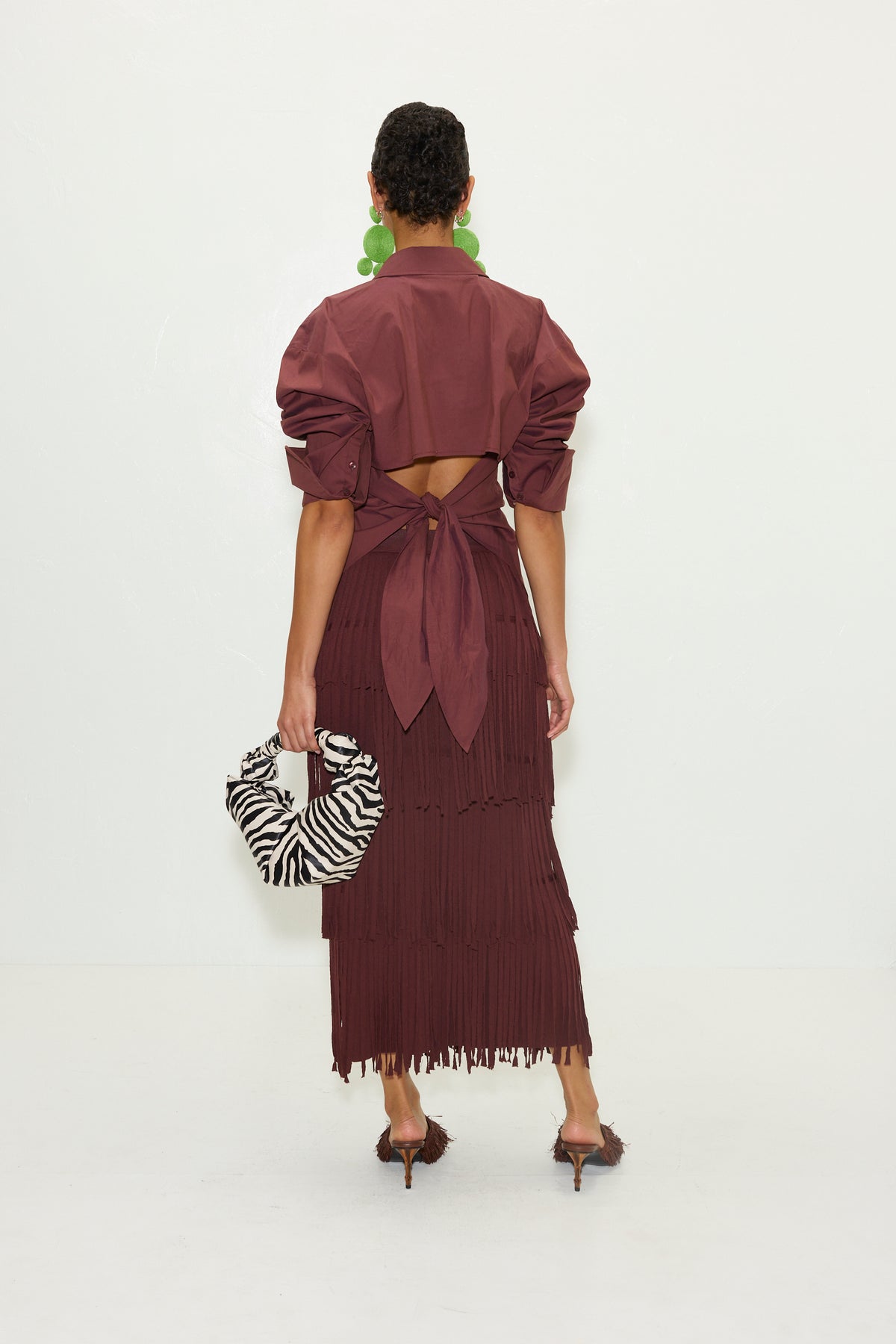 simon miller loch poplin maxi dress Simon Miller Loch Poplin Maxi Dress - Gummy Green/Ecru