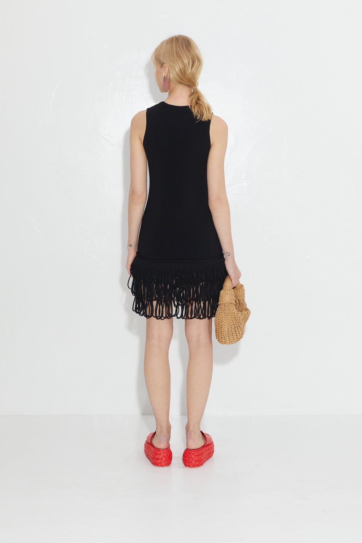 Knits By Albers Mini Dress in Black