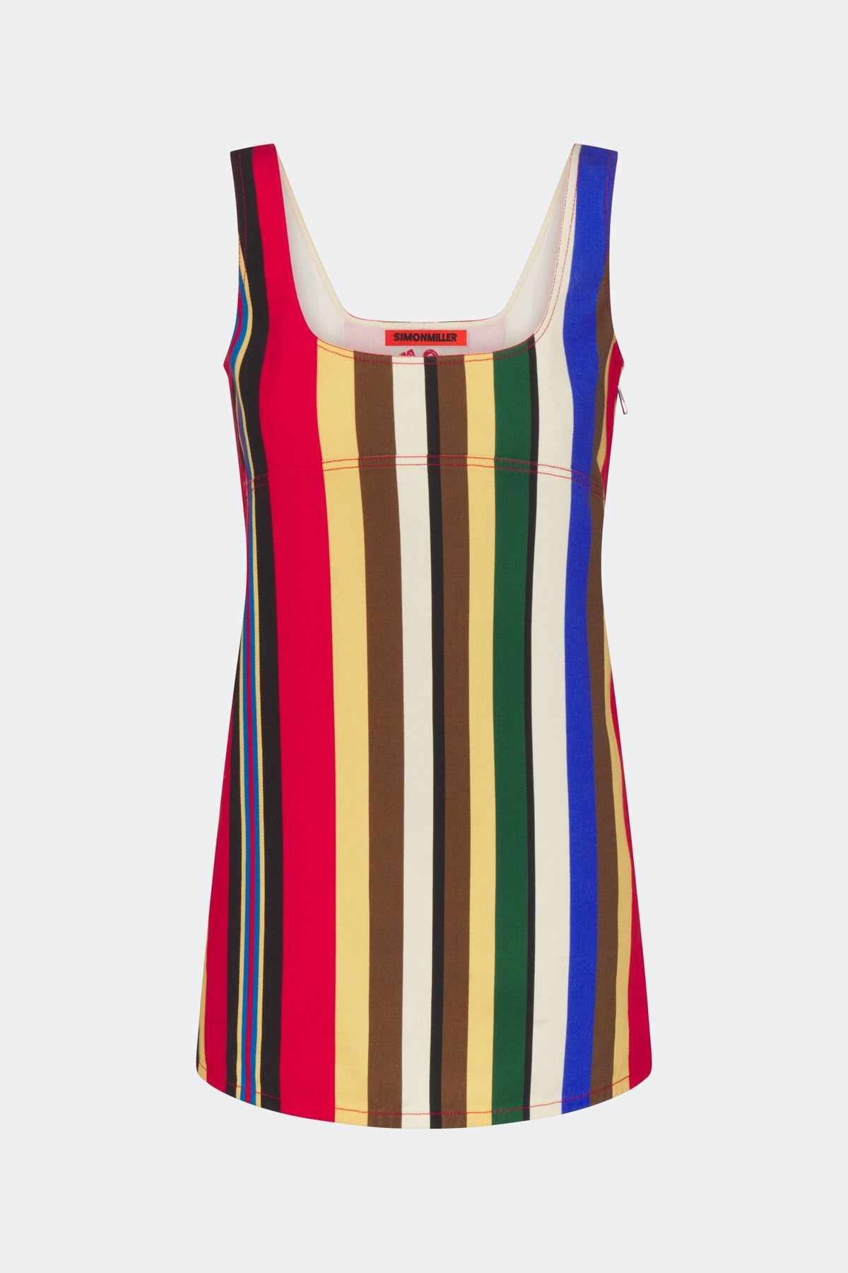 Sahara Denim Dress In Primary Stripe