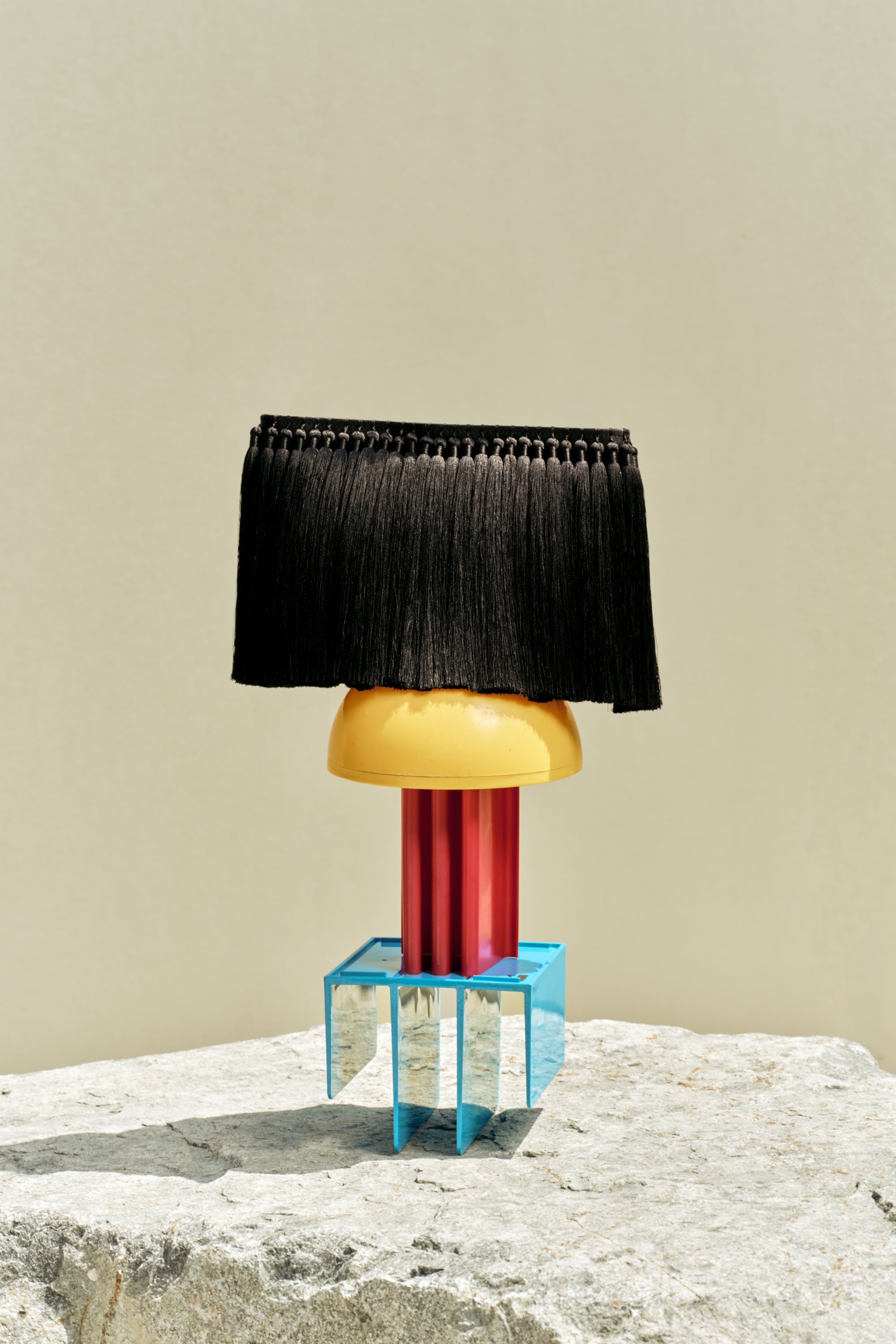 tassel boxy clutch