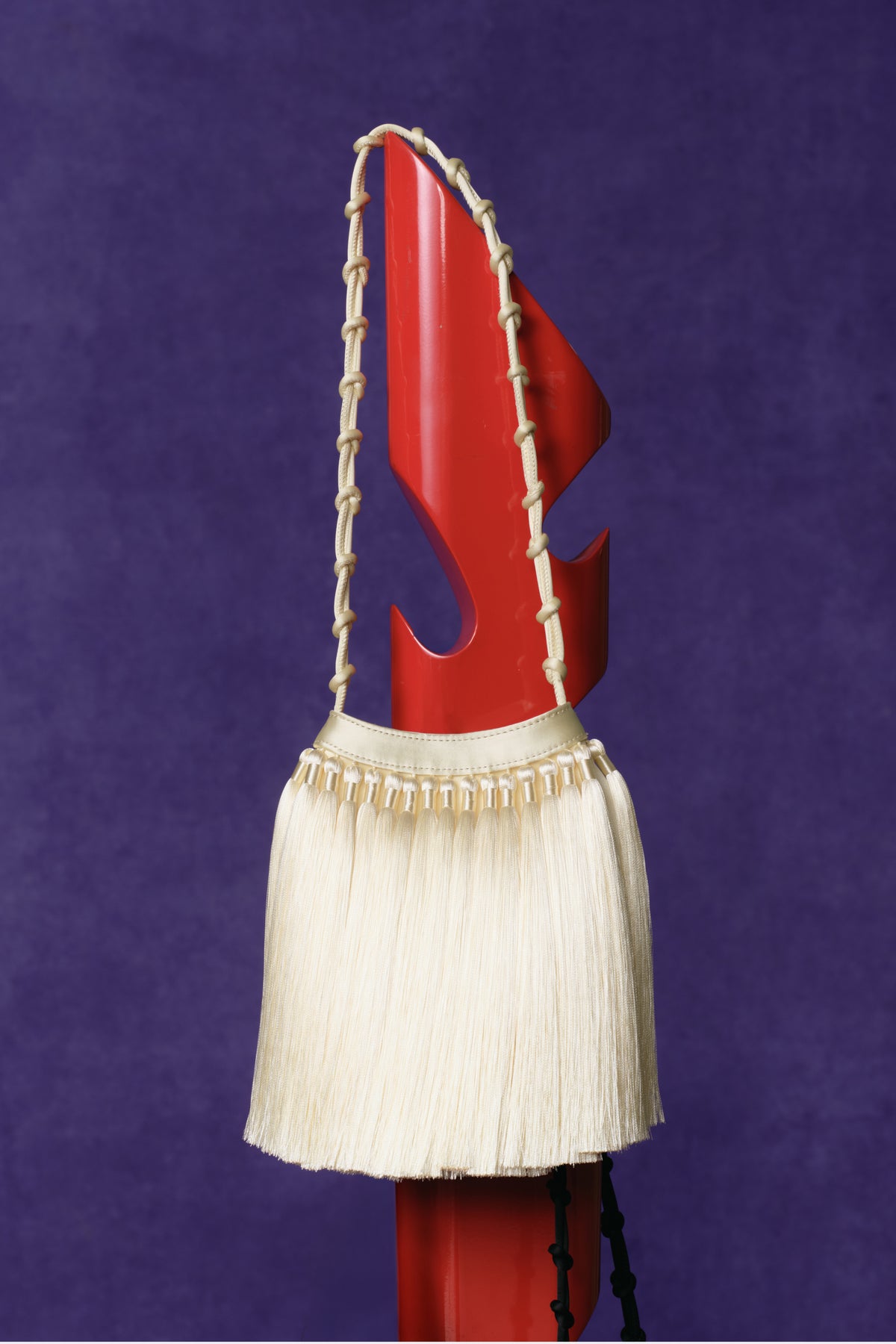 Tassel Knotty Bag In Butter