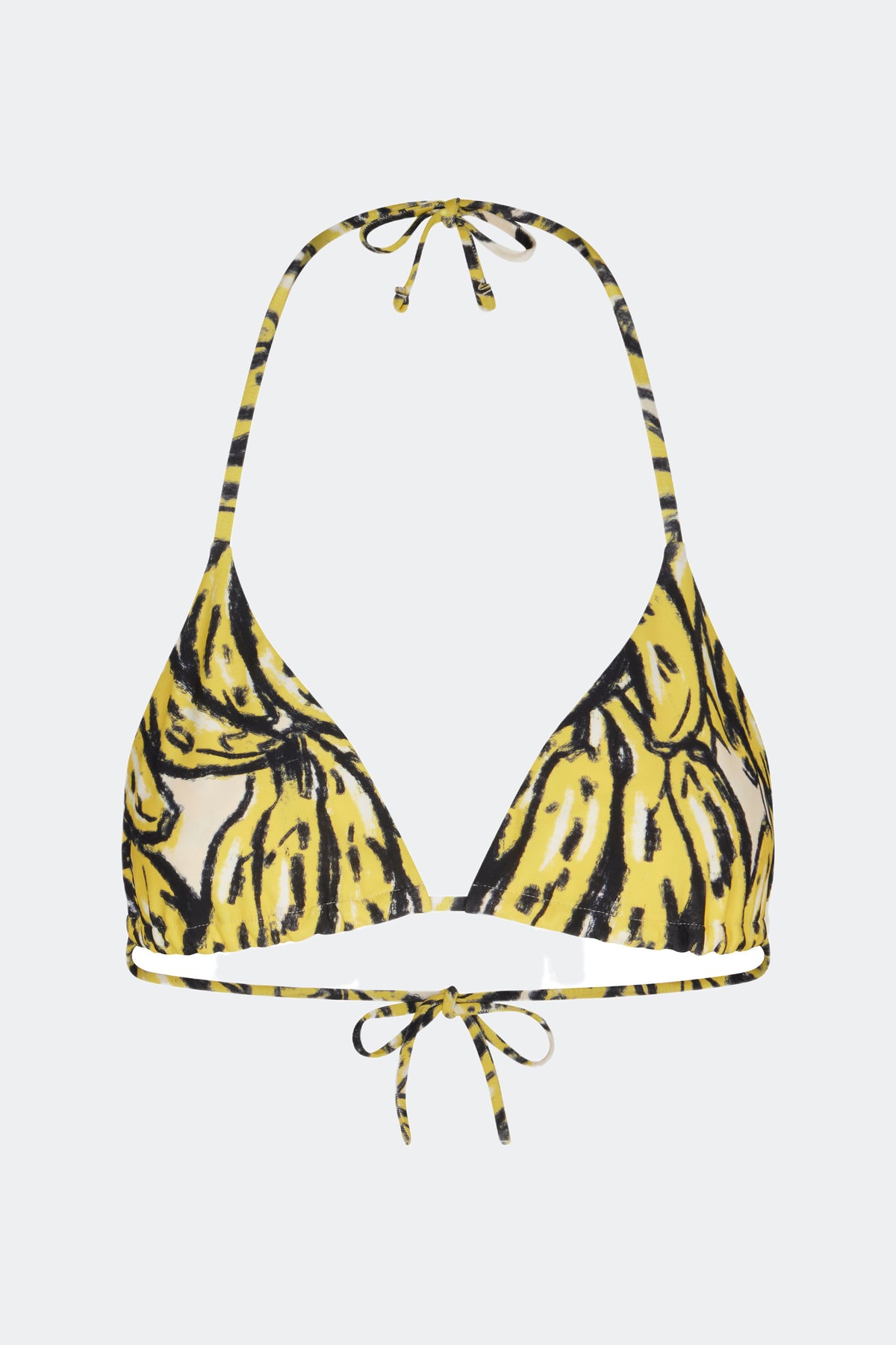 Bwai Bikini Top in Yellow Bananas