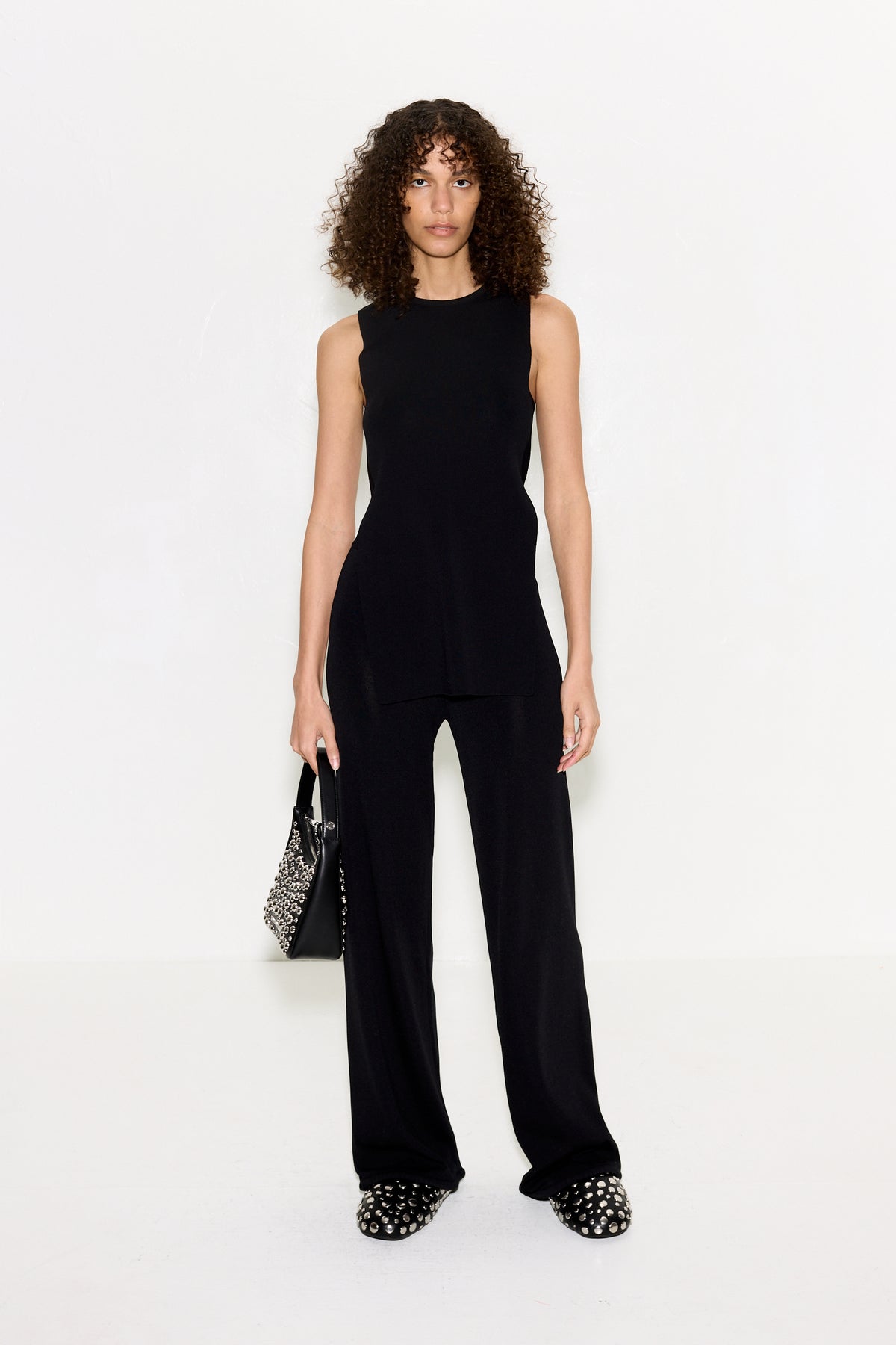 Knits By Canoga Top In Black