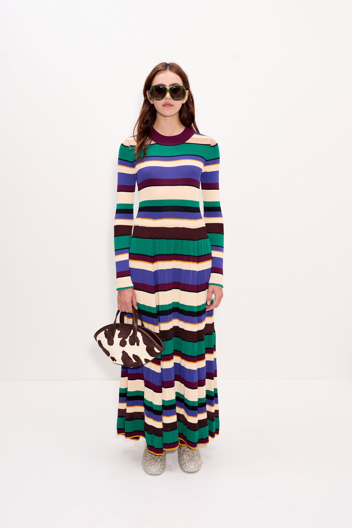 Sandrine Knit Dress In Tropical Multi