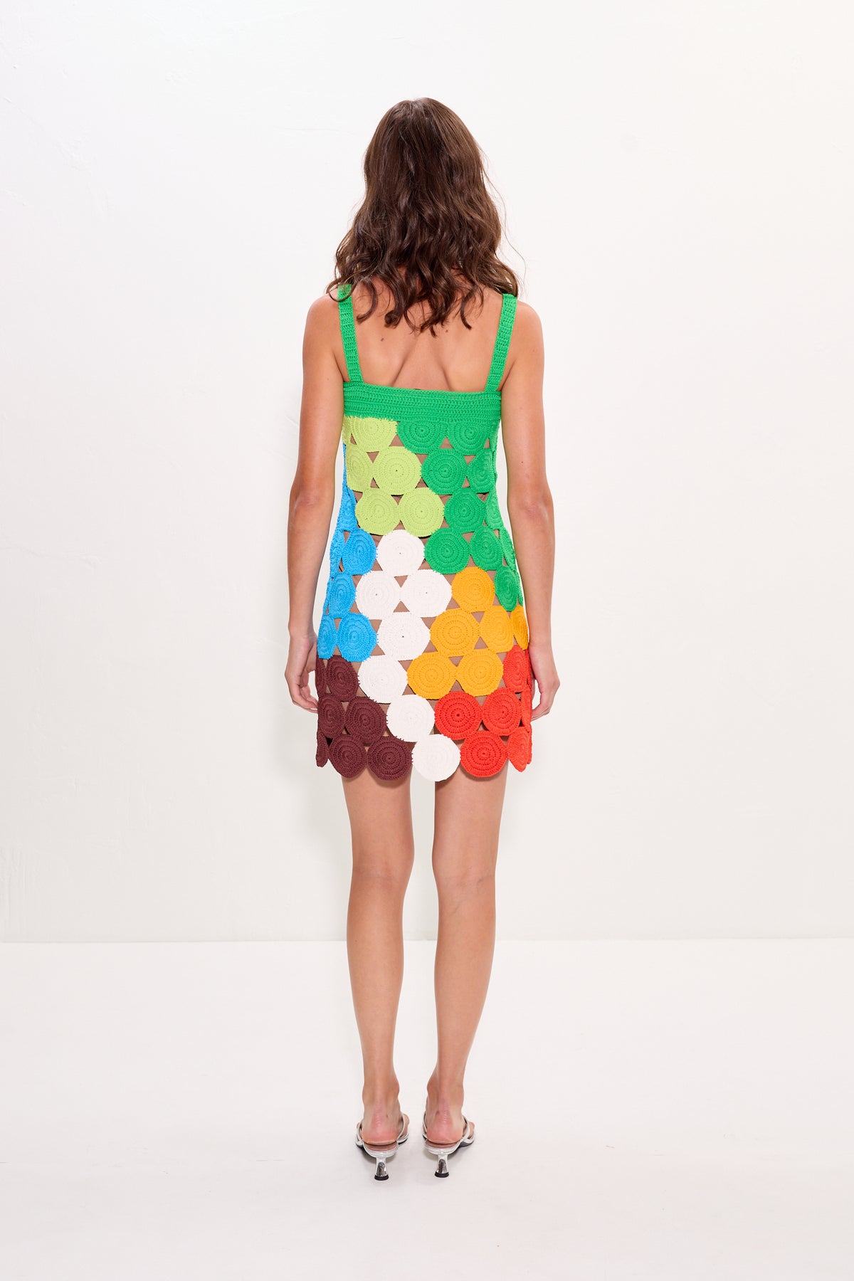 Beep Beep Tank Mini Dress in Island Multi