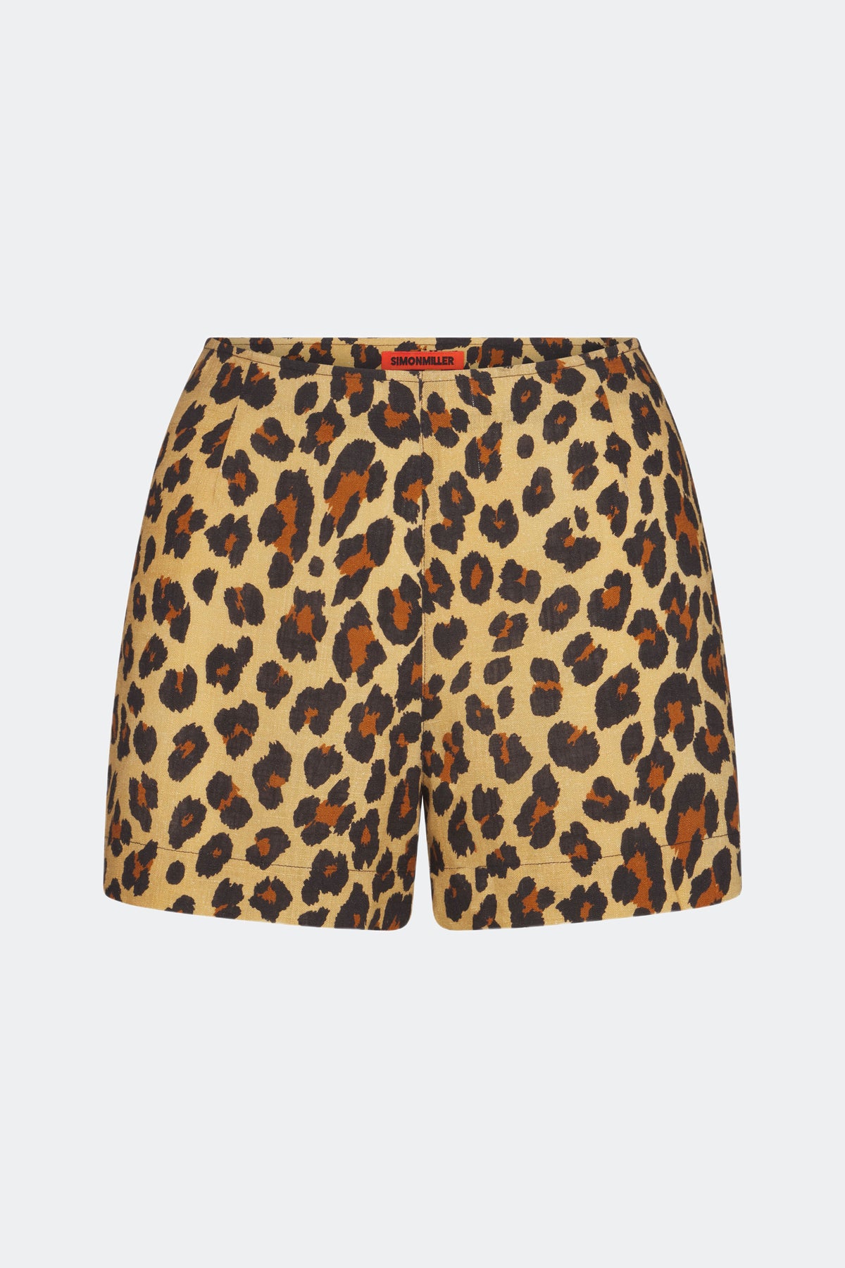 Mina Linen Short in Cheetah