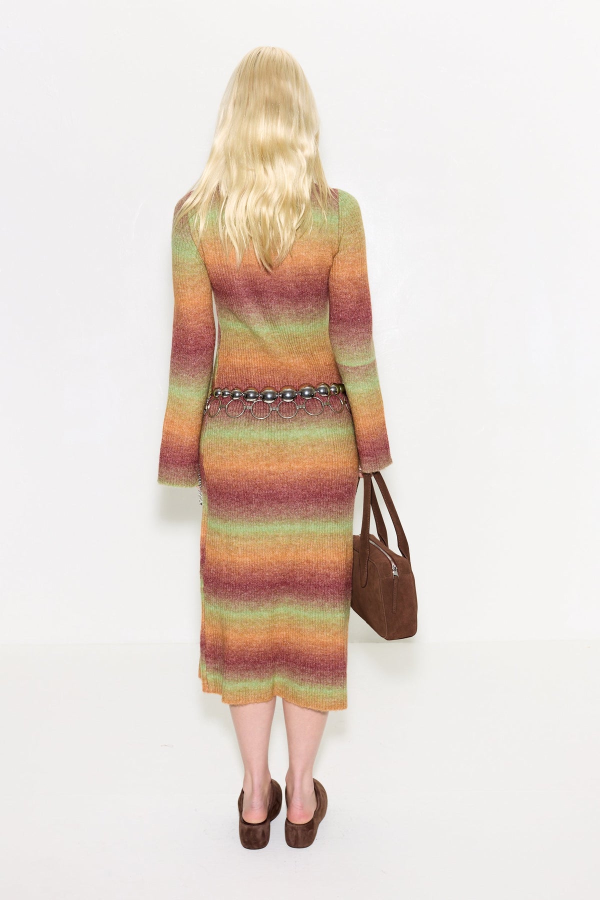 AXON KNIT DRESS IN AUTUMN OMBRE