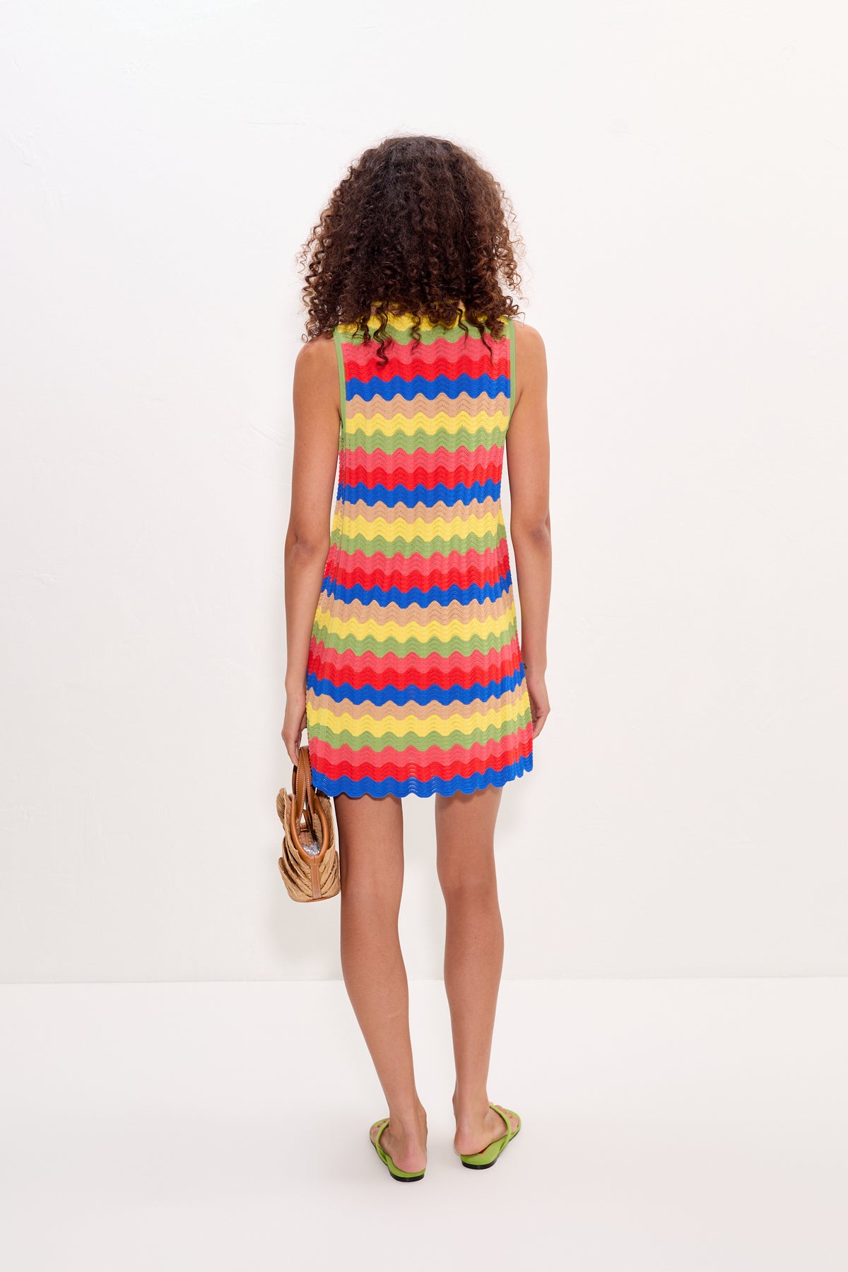 Moji Wave Mini Dress in Tropical Wave
