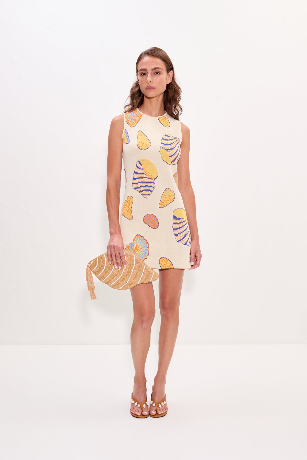 Axon Sleeveless Mini Dress in Vibrant Shell