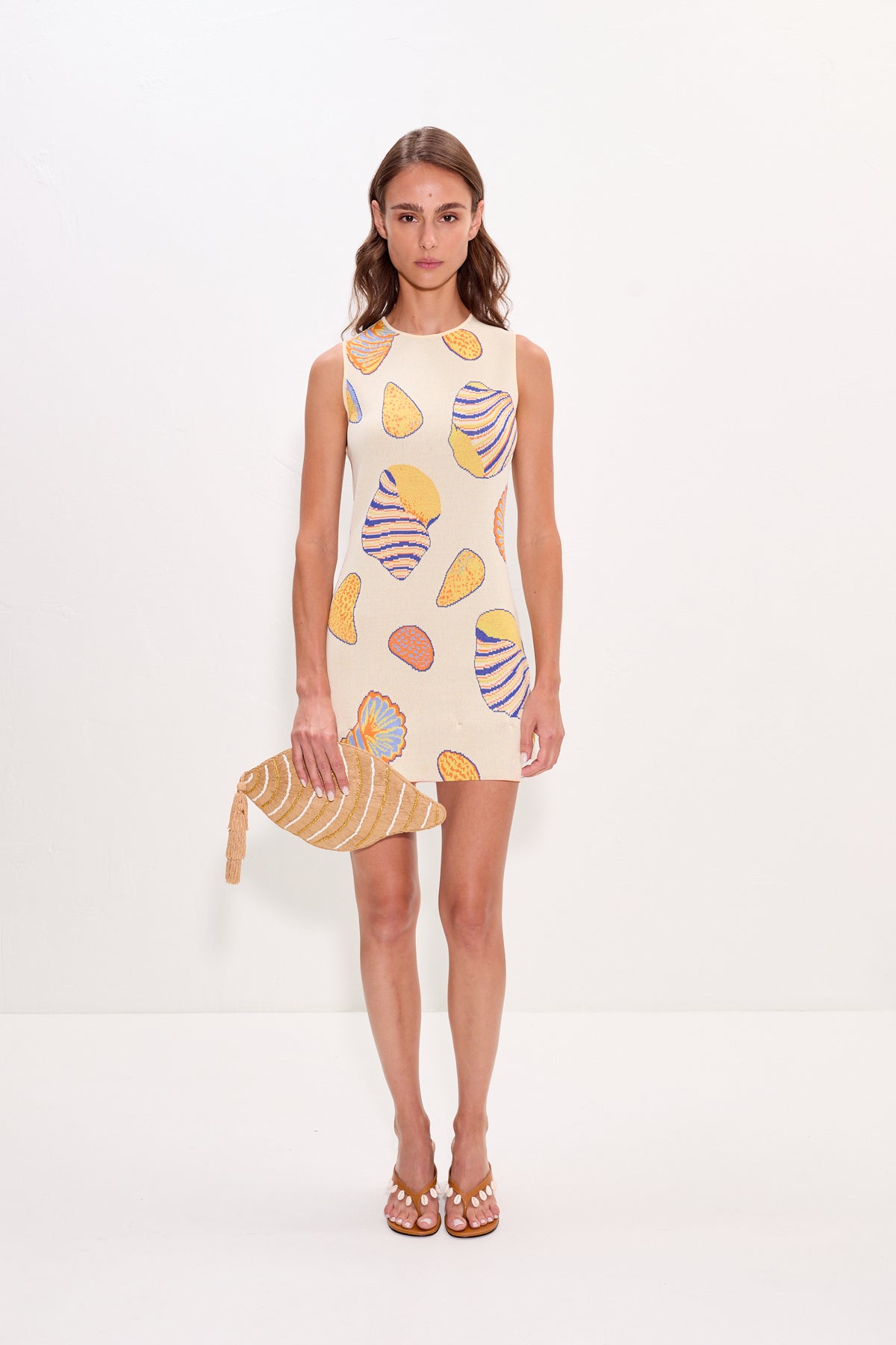 Axon Sleeveless Mini Dress in Vibrant Shell
