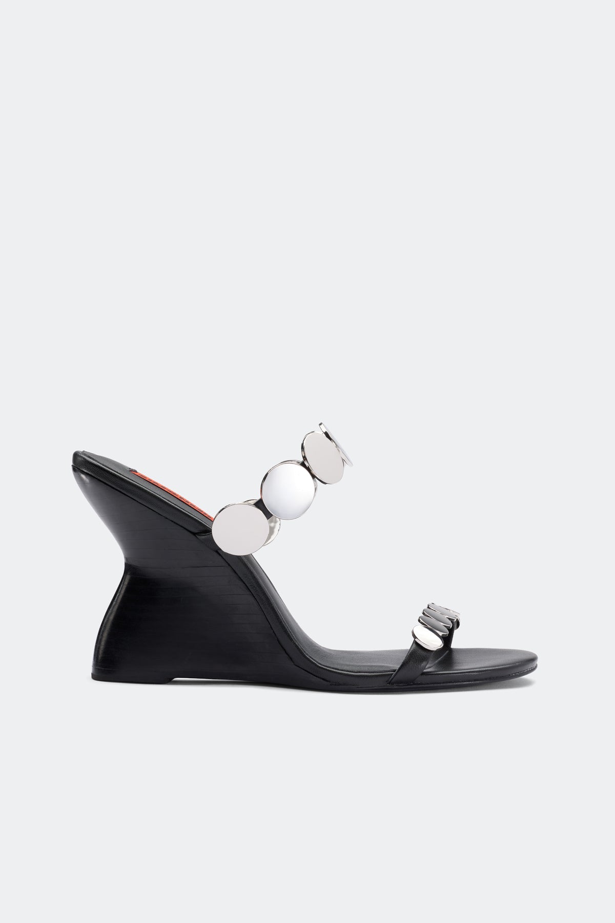 Disco Wedge In Black/Silver