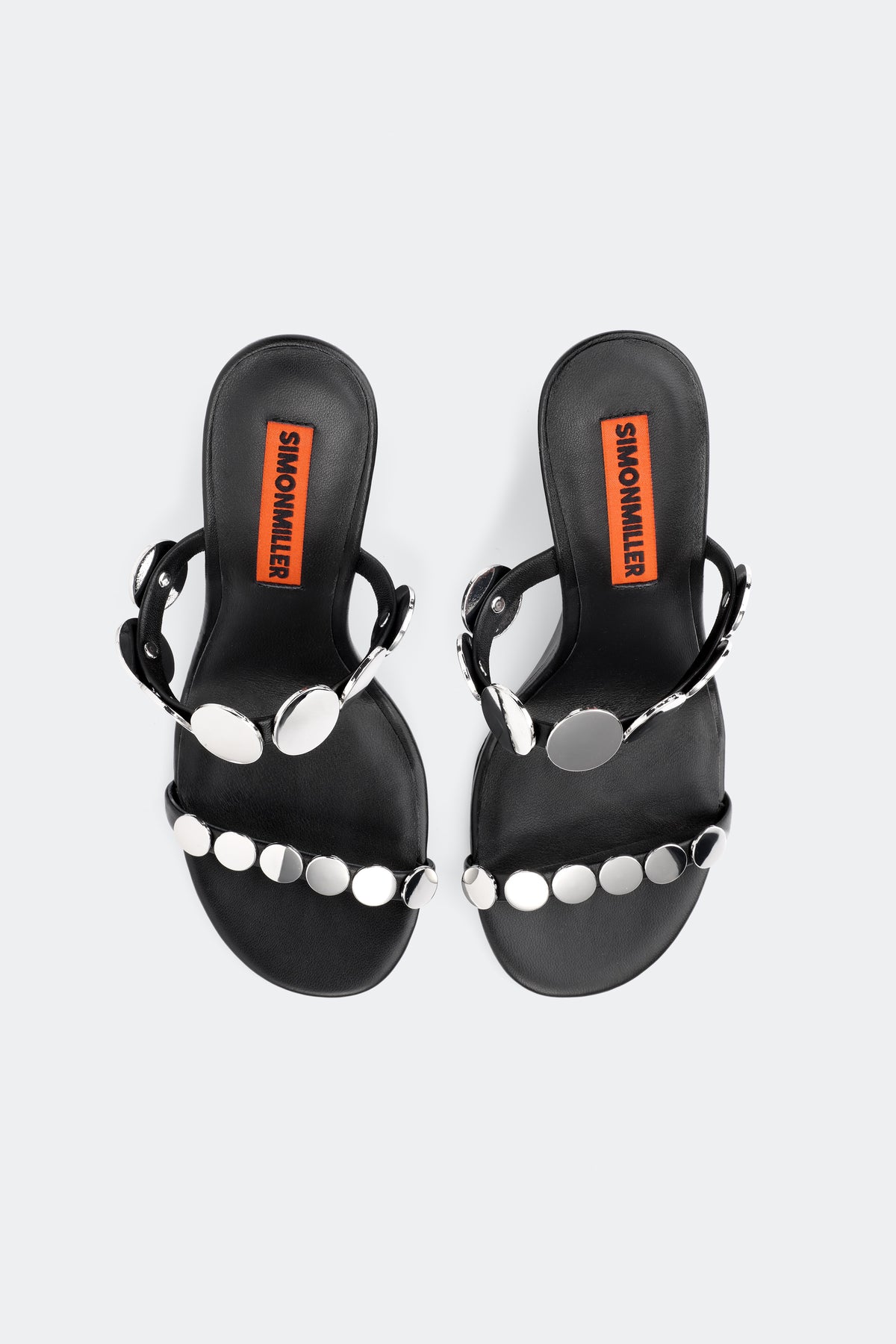 Disco Wedge In Black/Silver