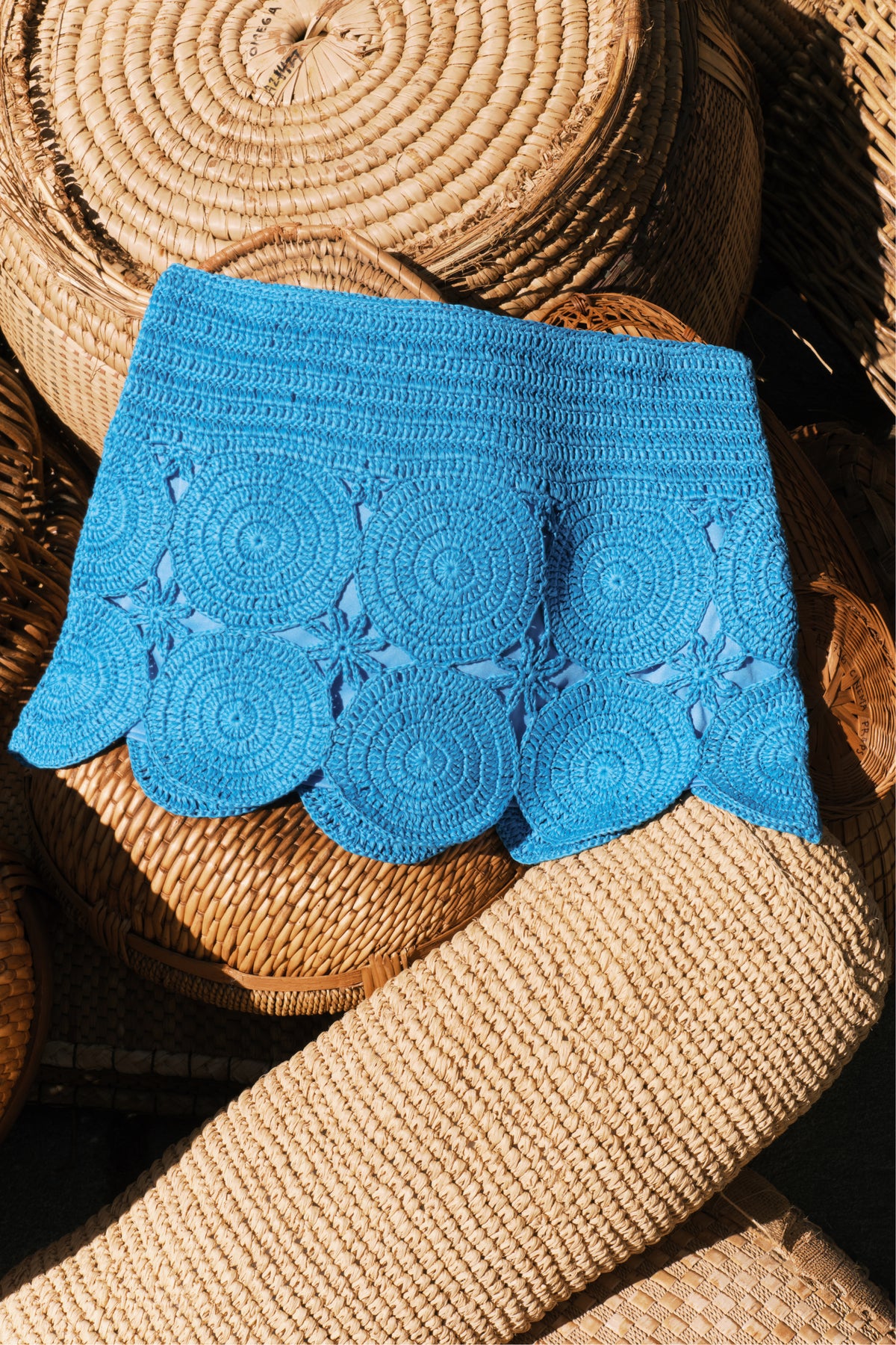 Beep Beep Mini Skirt In Adriatic Blue