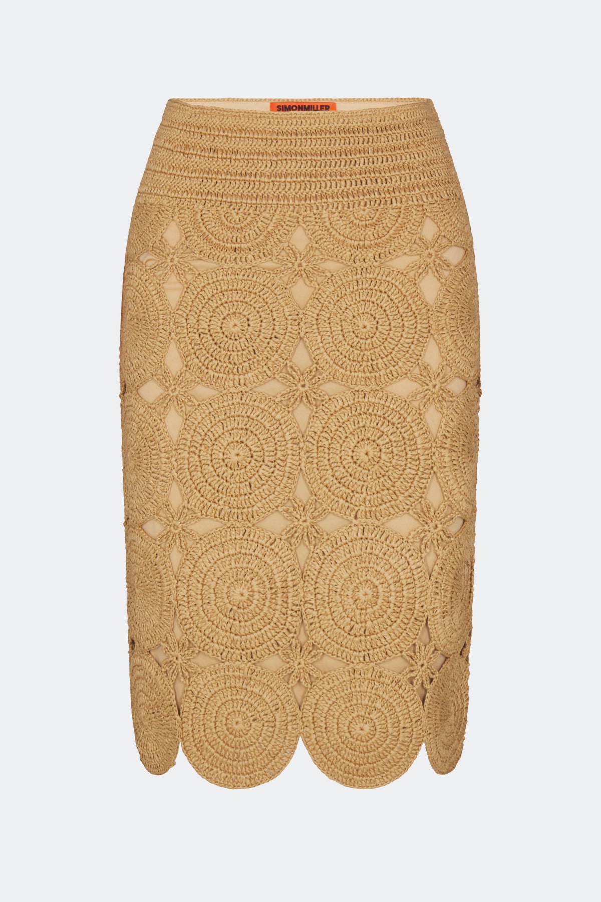 Beep Beep Midi Skirt In Natural