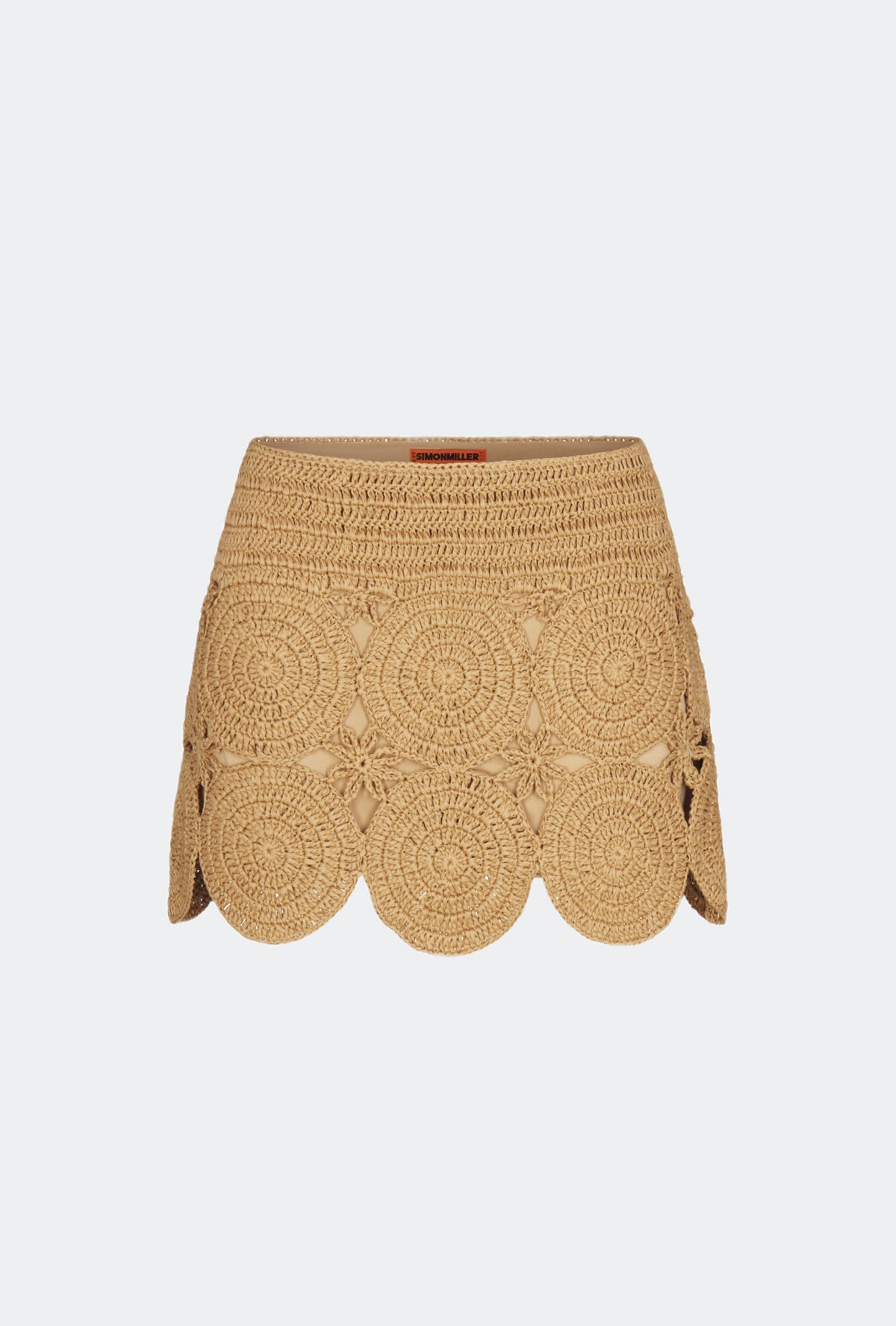 Beep Beep Mini Skirt in Natural