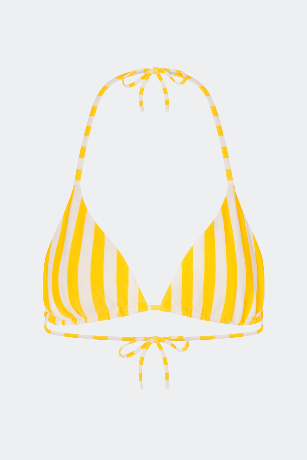Bwai Bikini Top In Sungold/Ecru Stripe