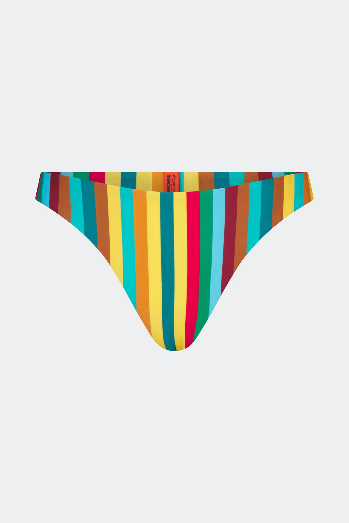 Bwai Bikini Bottom In Vibrant Multi Stripe