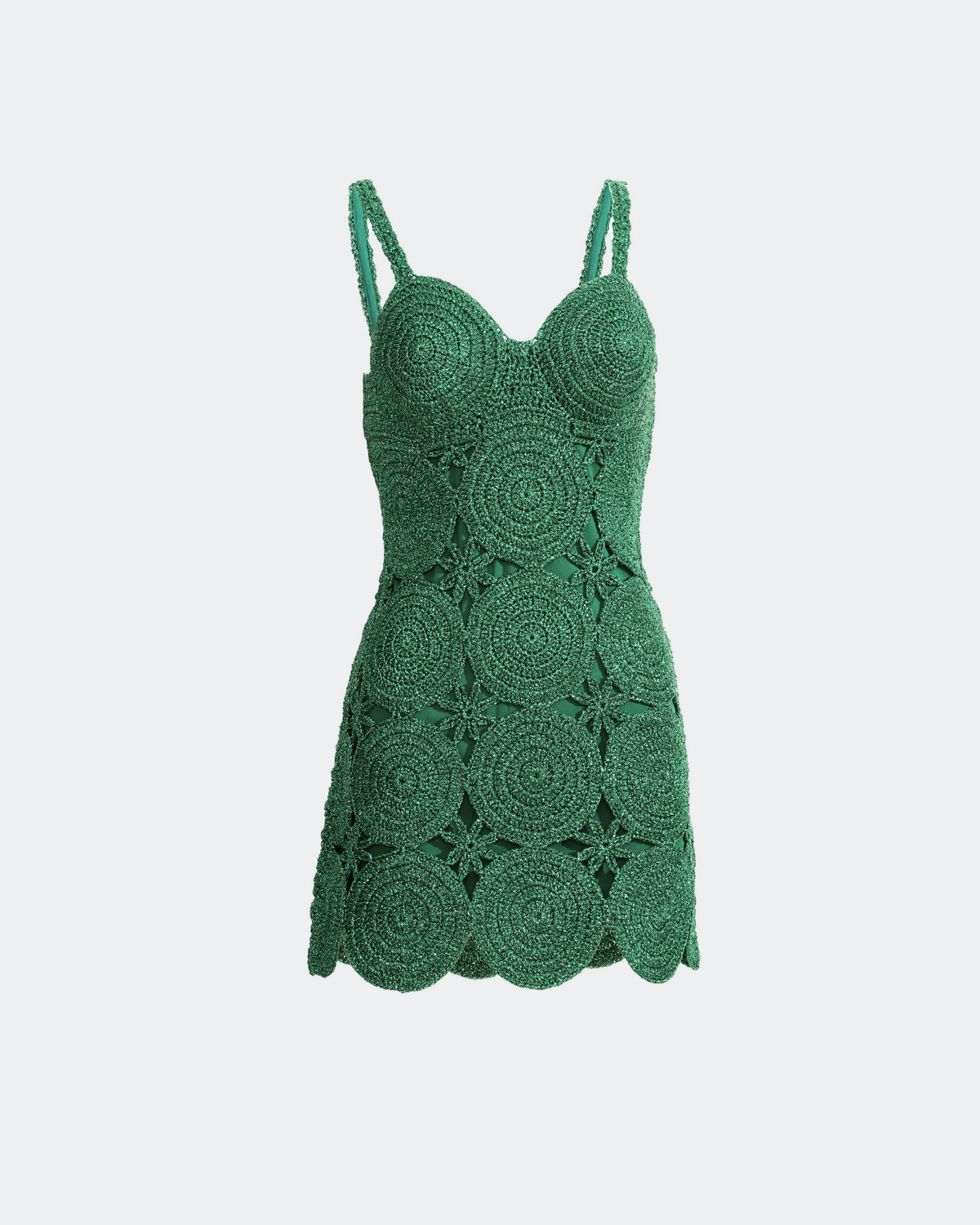 Beep Beep Mini Dress in Gummy Green