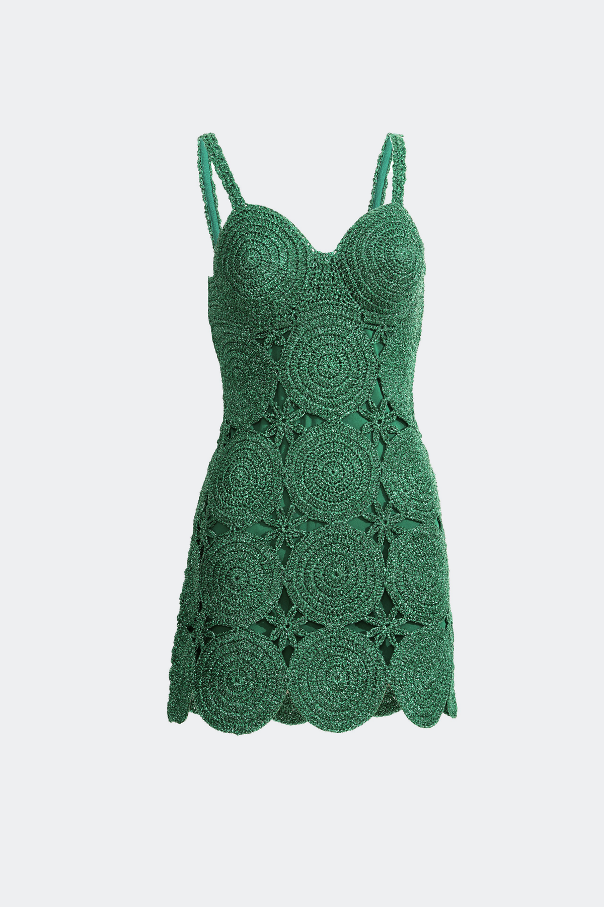 Beep Beep Mini Dress in Gummy Green