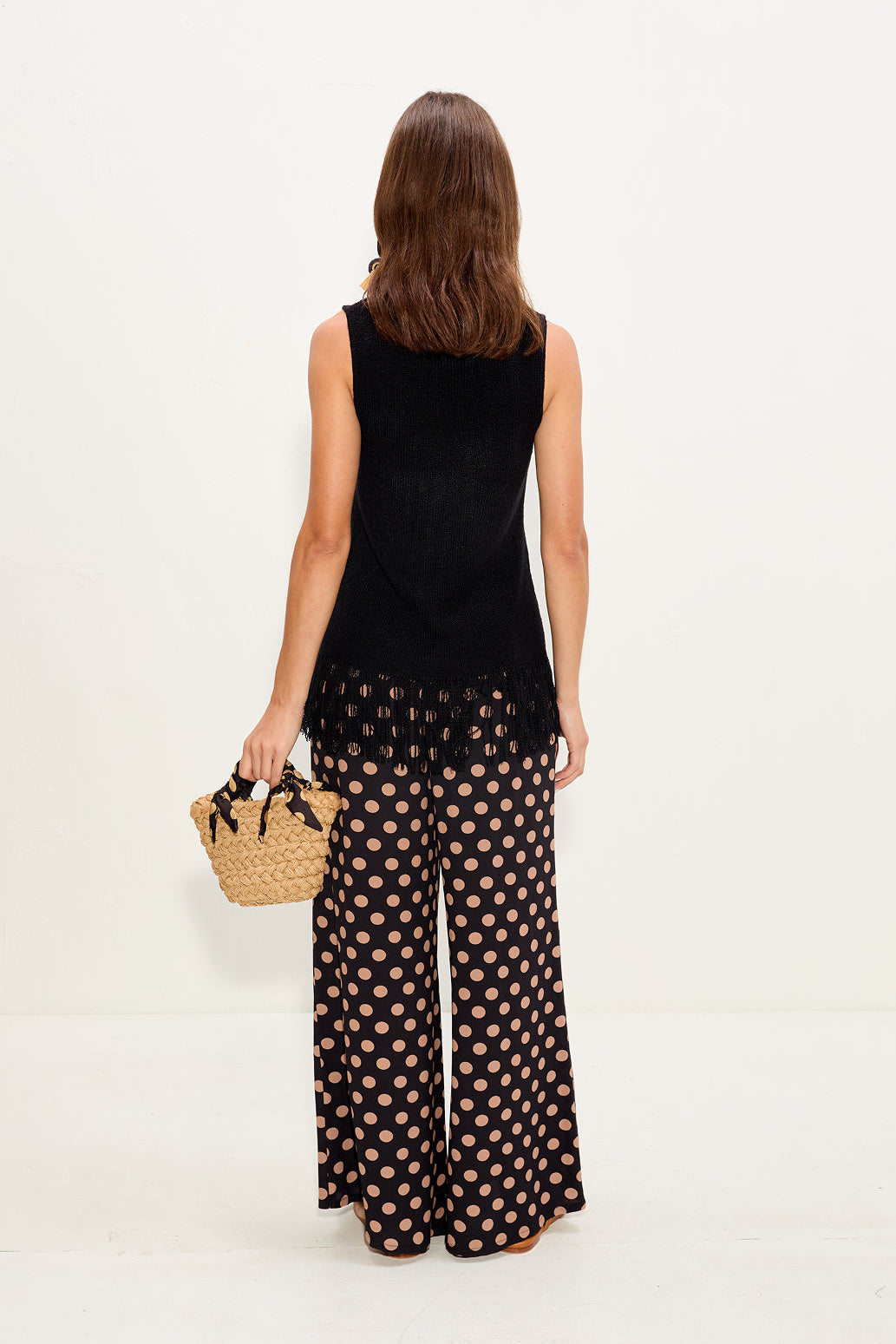 Nella Crepe Wide Leg Pant