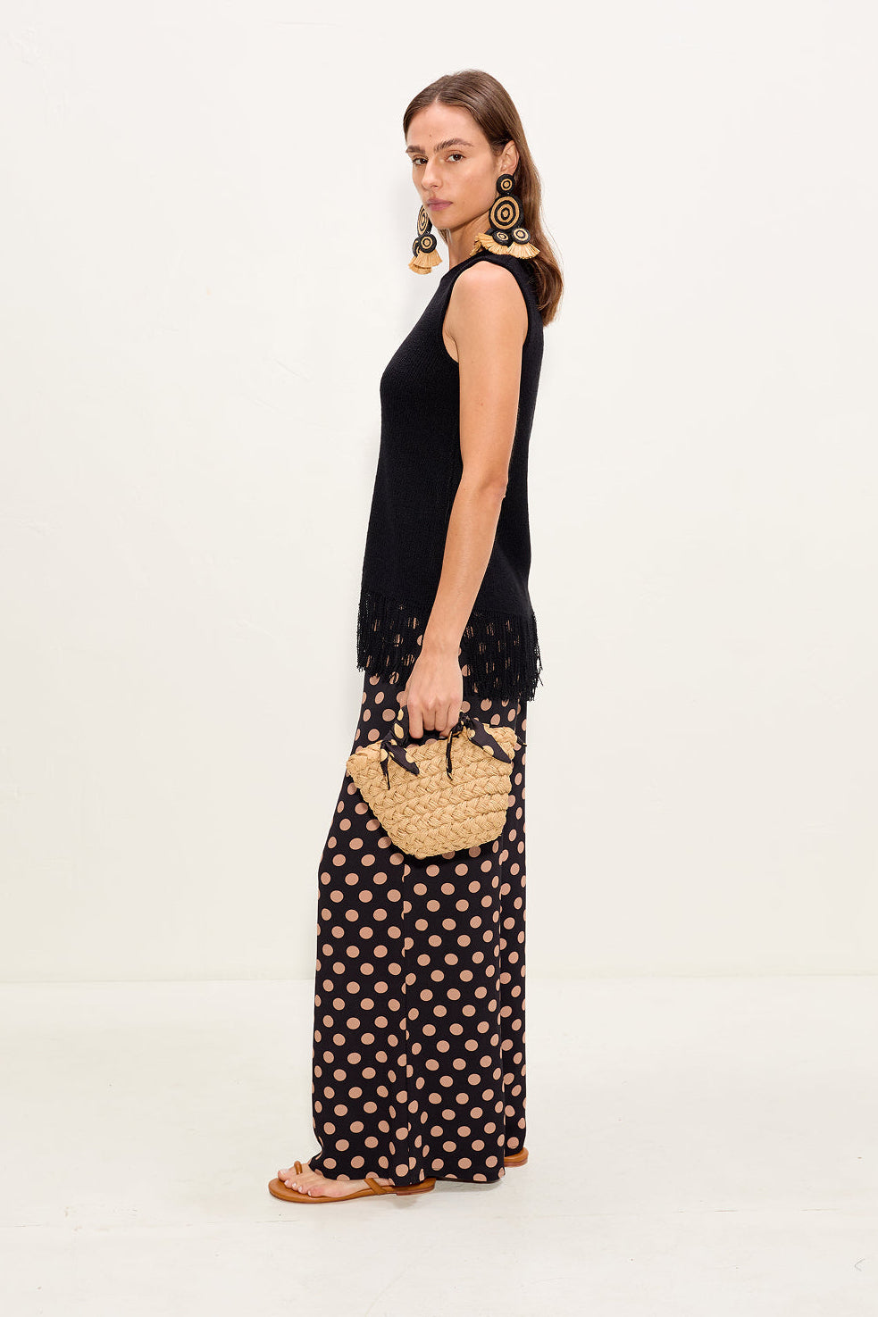 Nella Crepe Wide Leg Pant