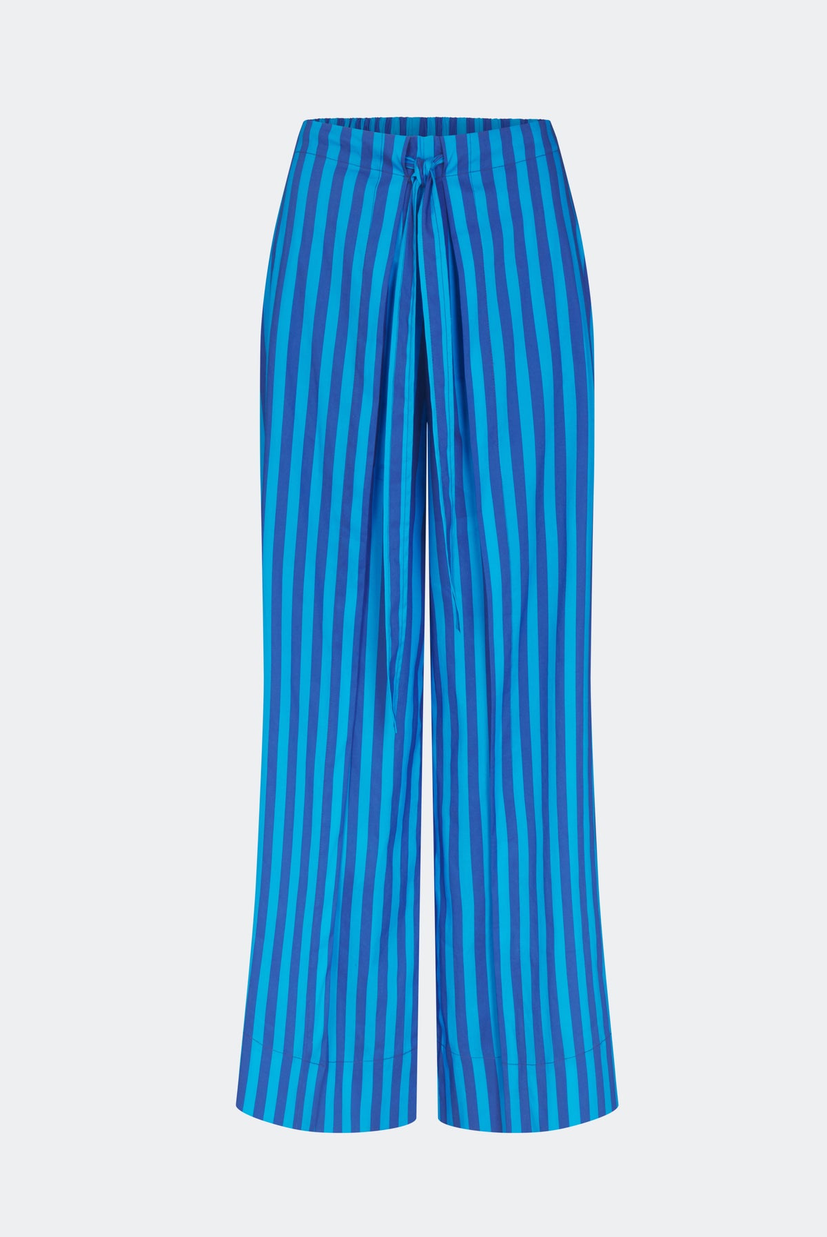 Lima Poplin Pant in Tonal Blue Stripe