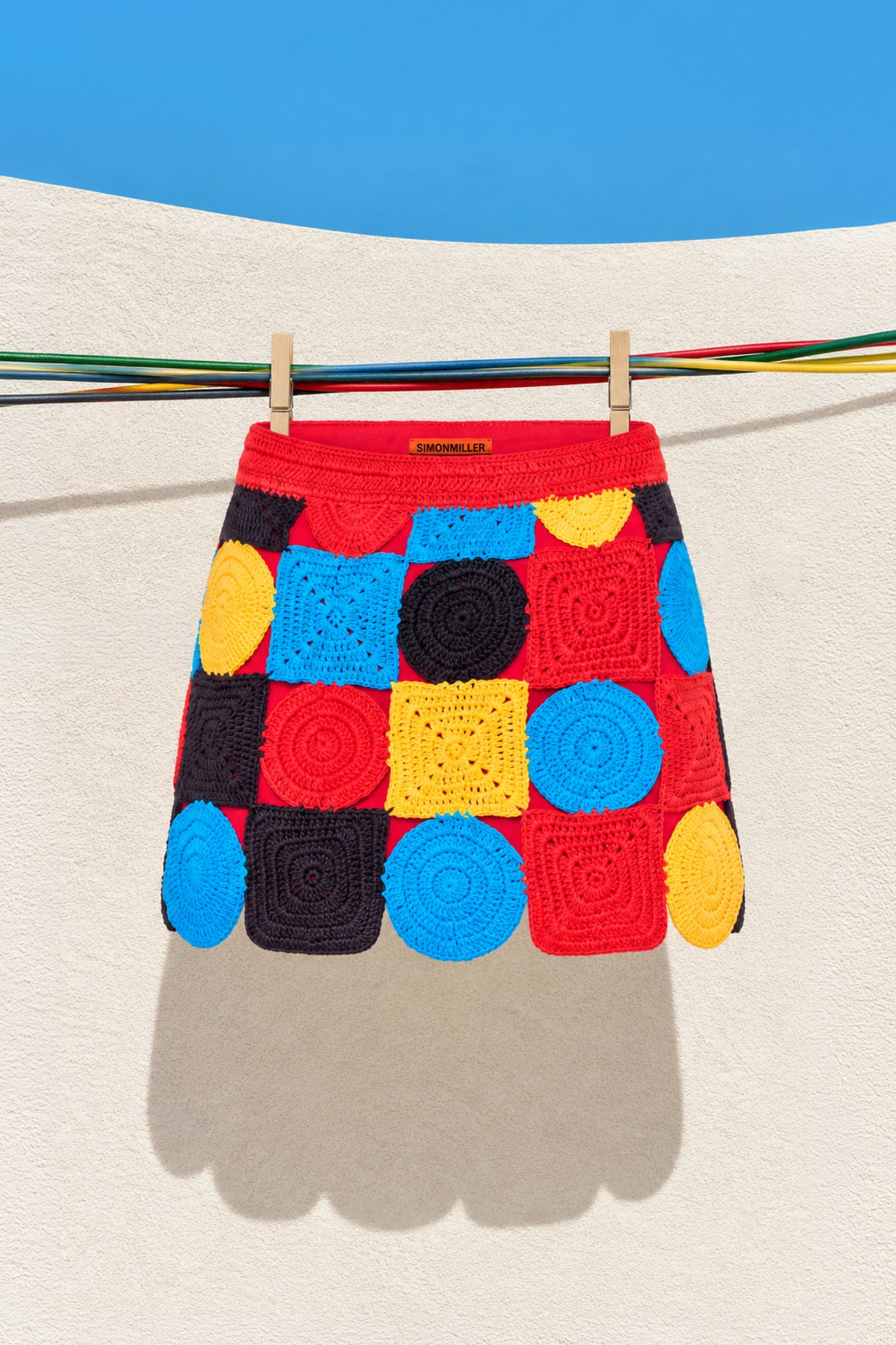 Beep Beep Mini Skirt In Primary Multi-Shape