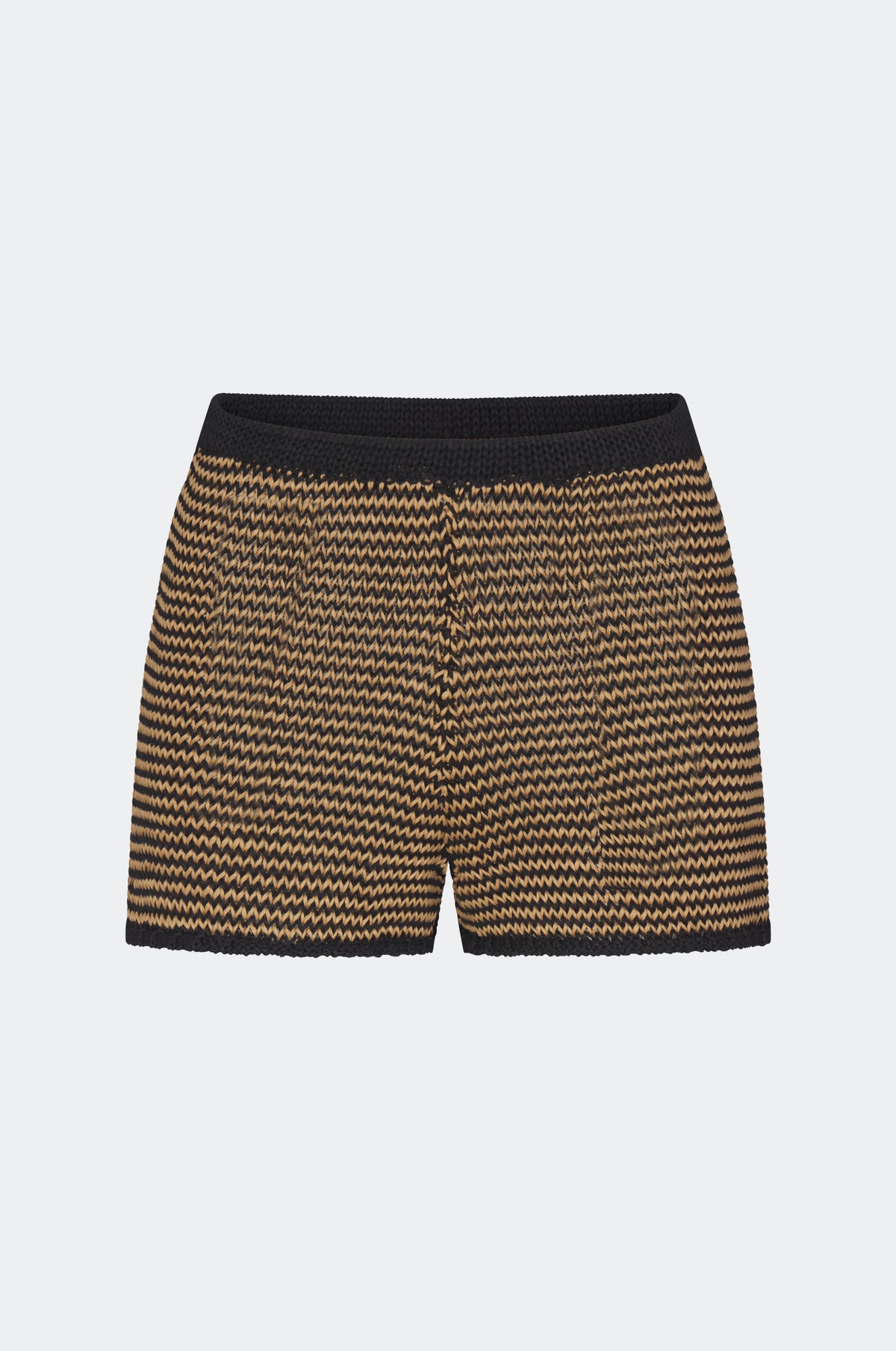 Marzo Knit Short in Black/Natural Combo