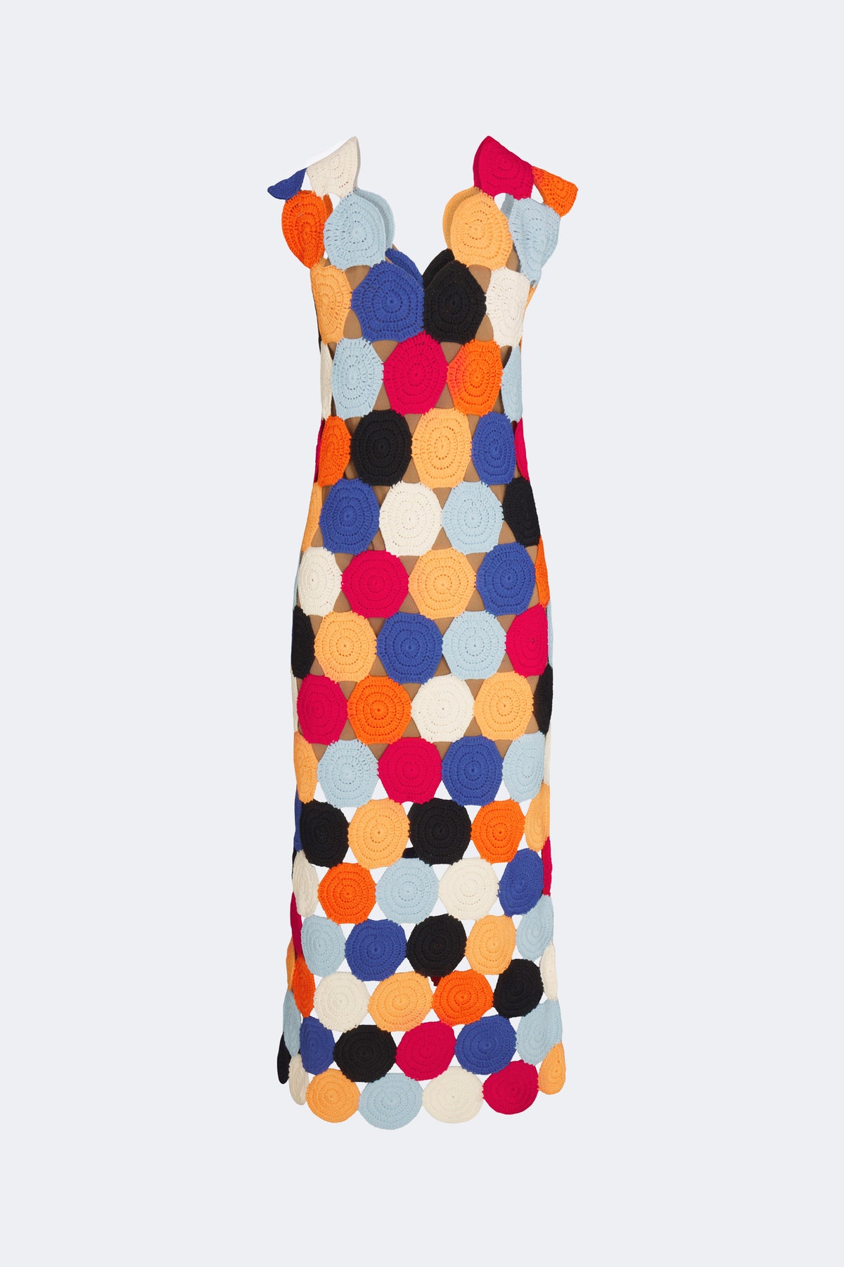 Muro Crochet Dress In Confetti