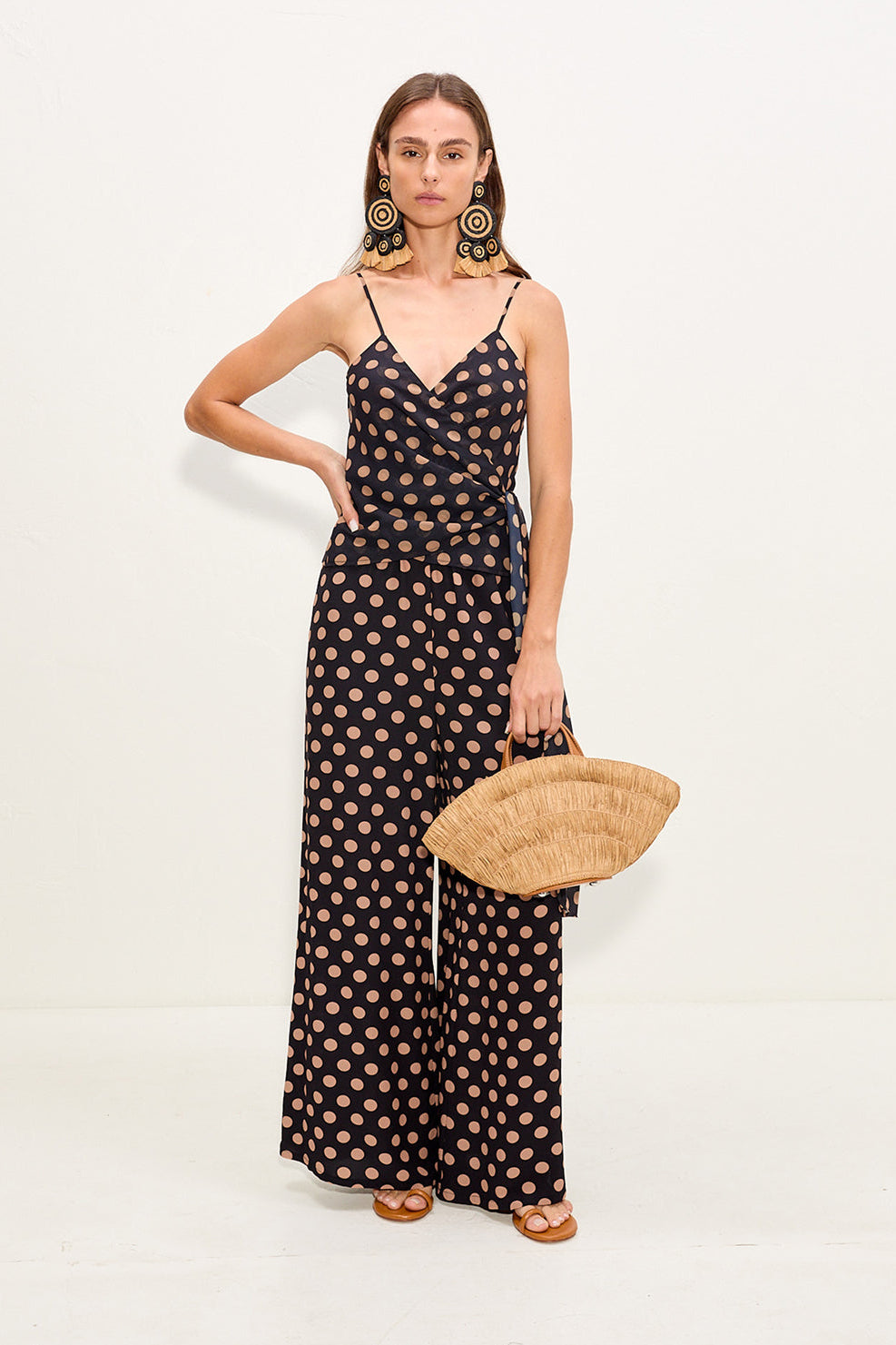 Nella Crepe Wide Leg Pant