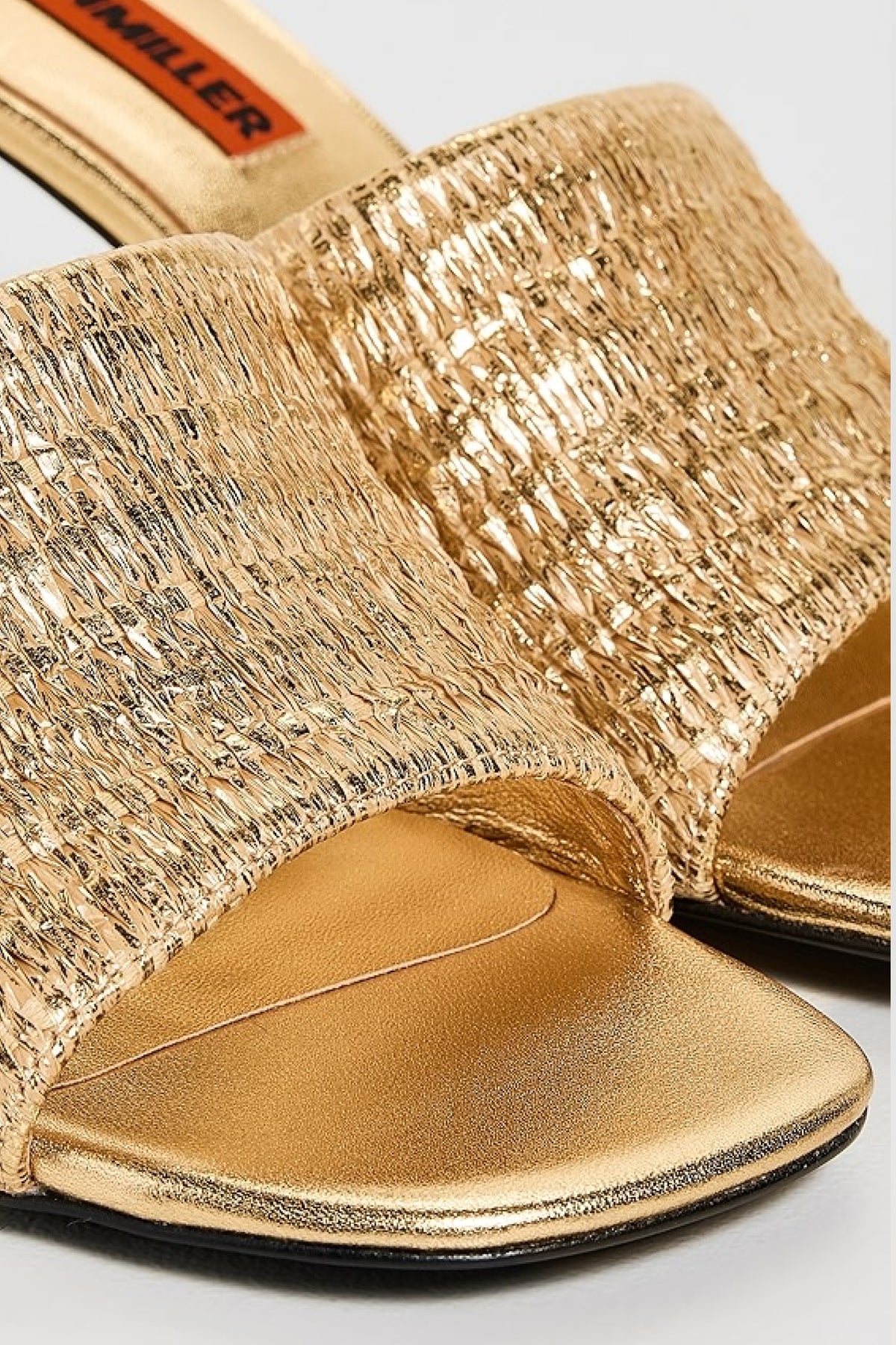 Playa Bamboo Heel in GOLD/NATURAL