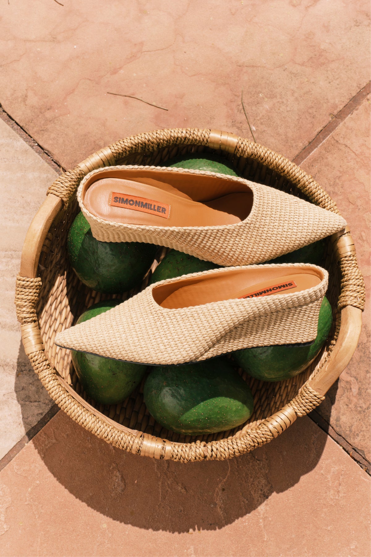 Raffia Gala Wedge In Natural