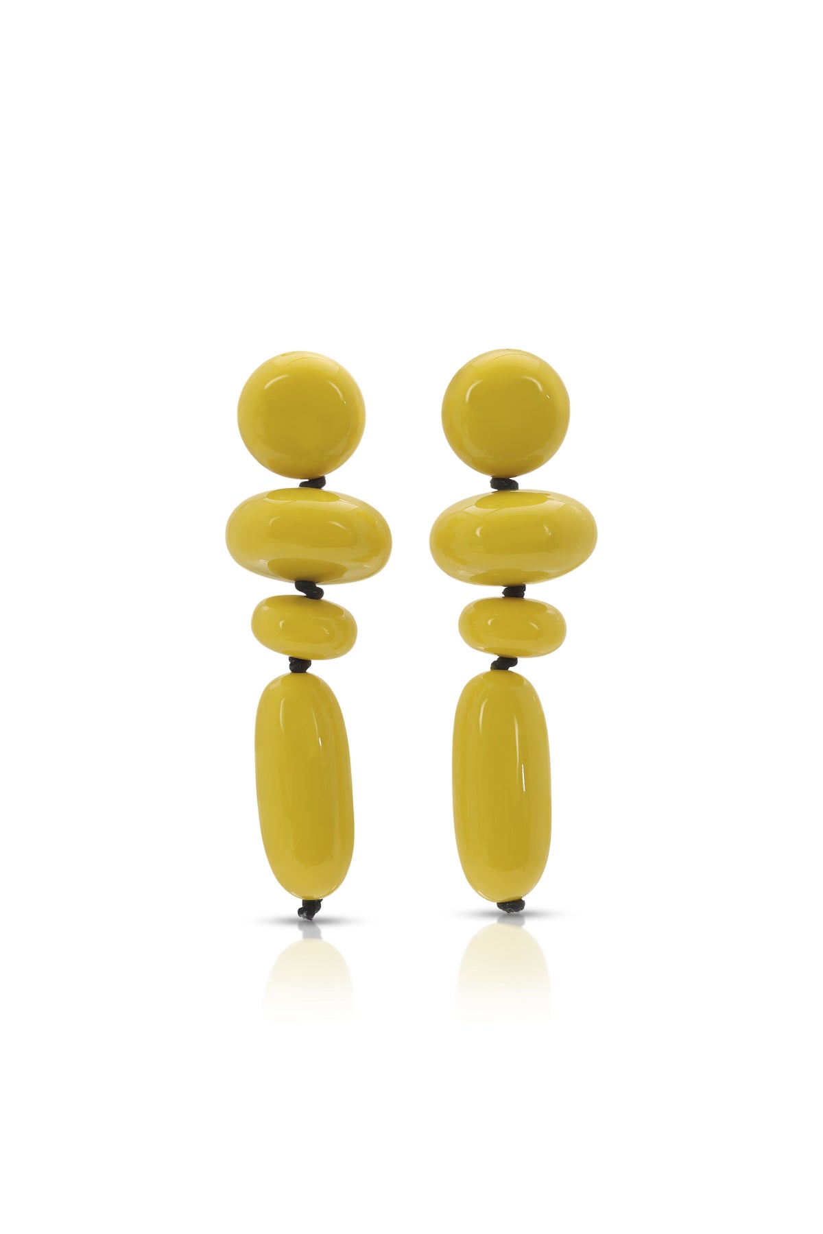 ASTRO DANGLE CLIP-ON EARRINGS in Kiwi