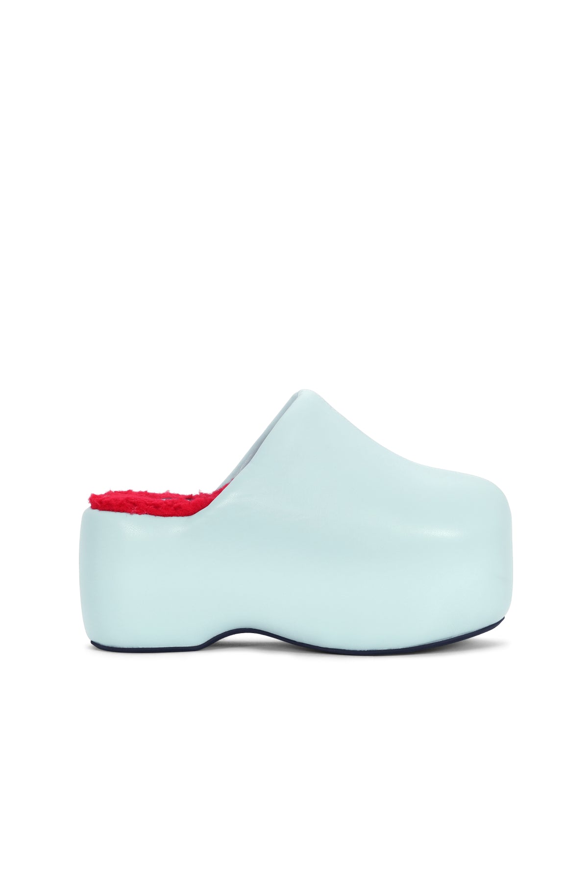 Platform Bubble Clog in Salted Blue
