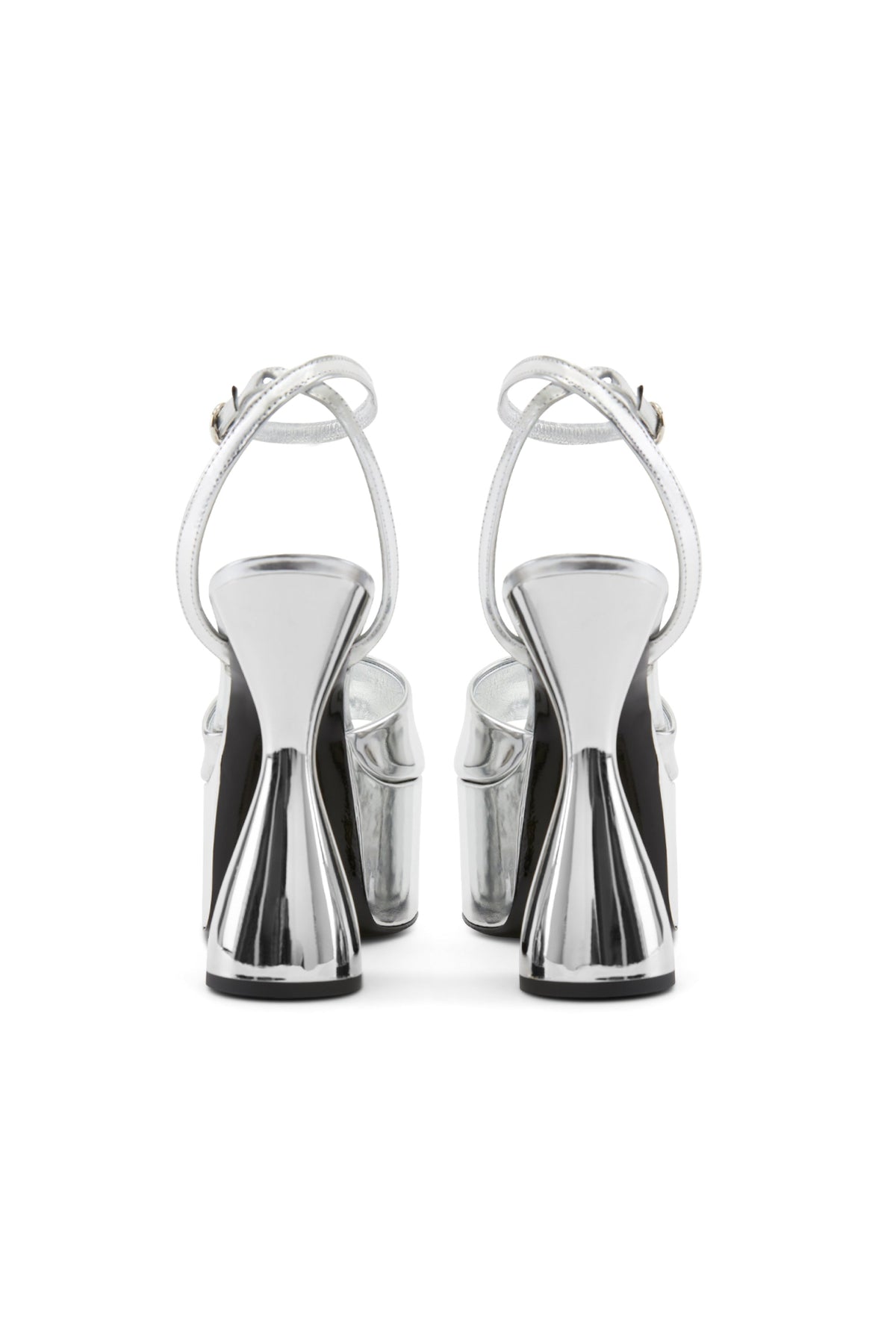 Curvy Heel in Silver
