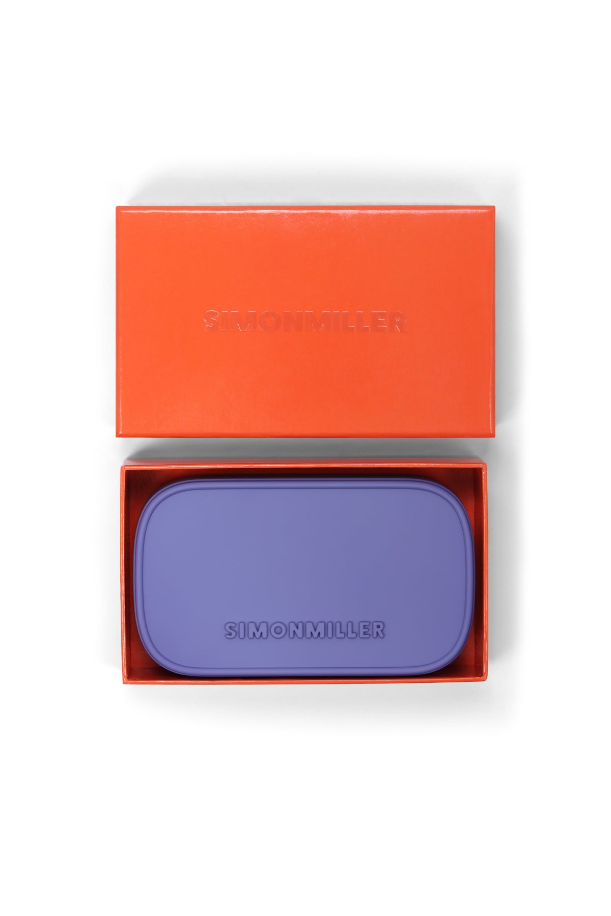 Pill Clutch in Disco Purple