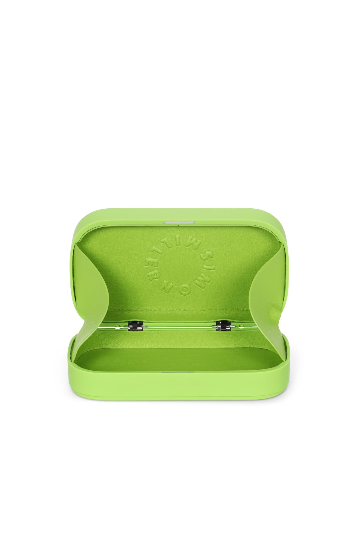 Pill Clutch in Foxtrot Green