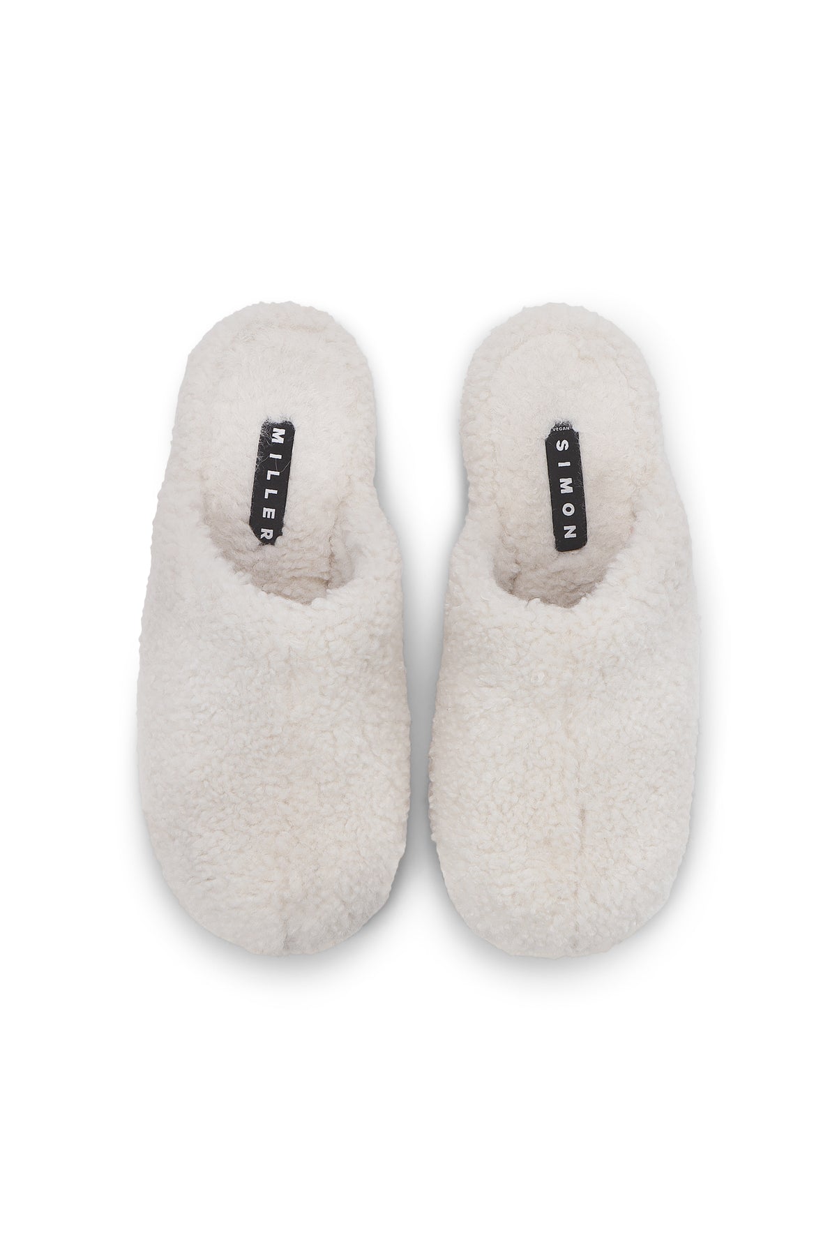 Bubble Clog In Bone Vegan Shearling