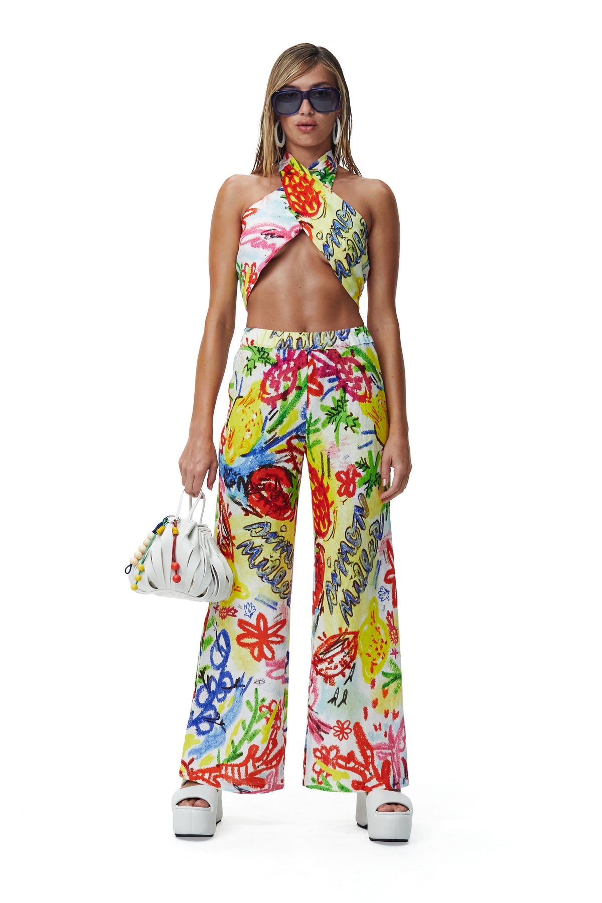 Dotta Top in Pastel Print