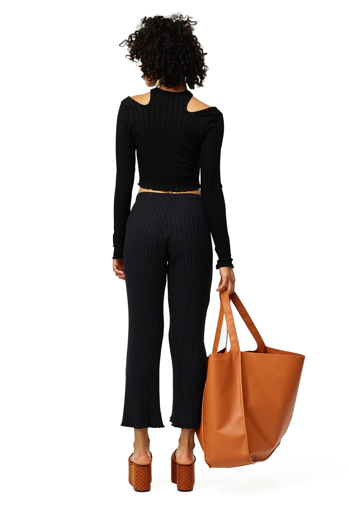 Wide Rib Alder Pant In Black