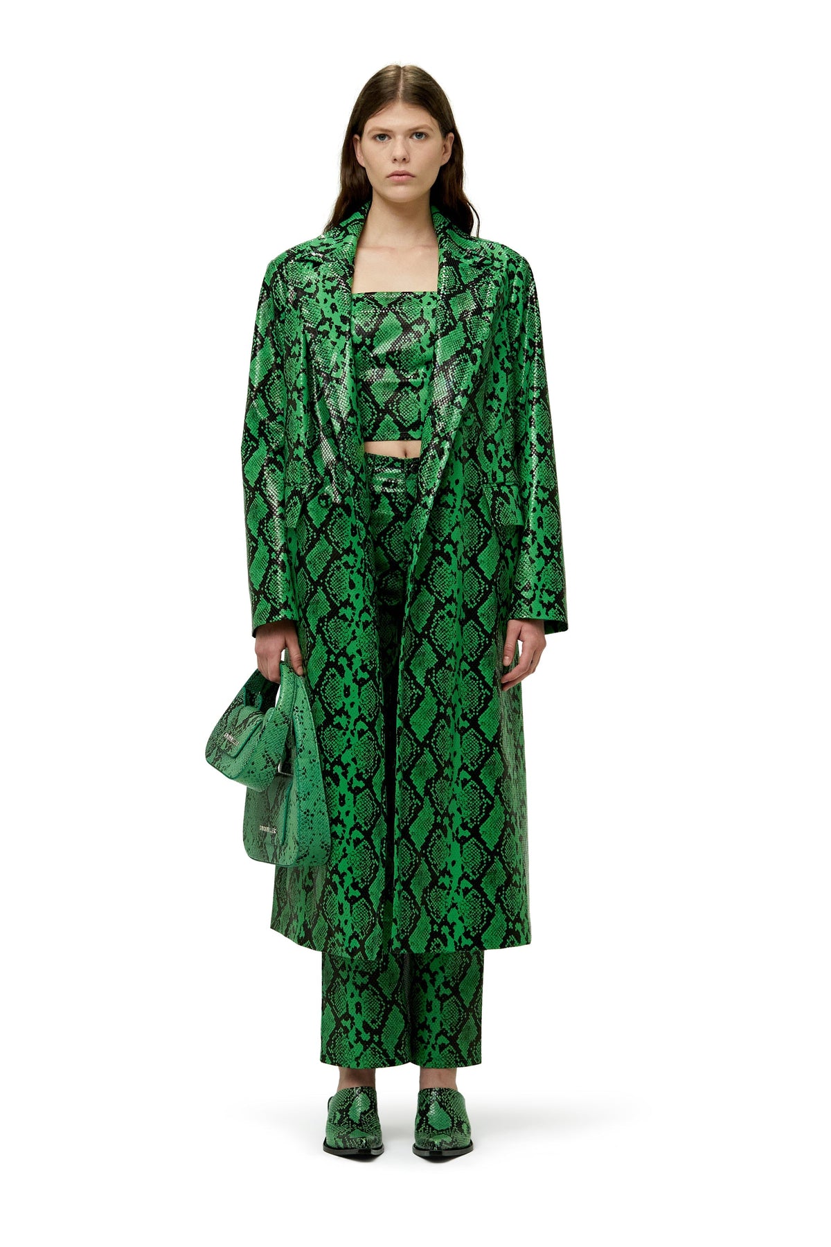 Twister Top in Grass Green