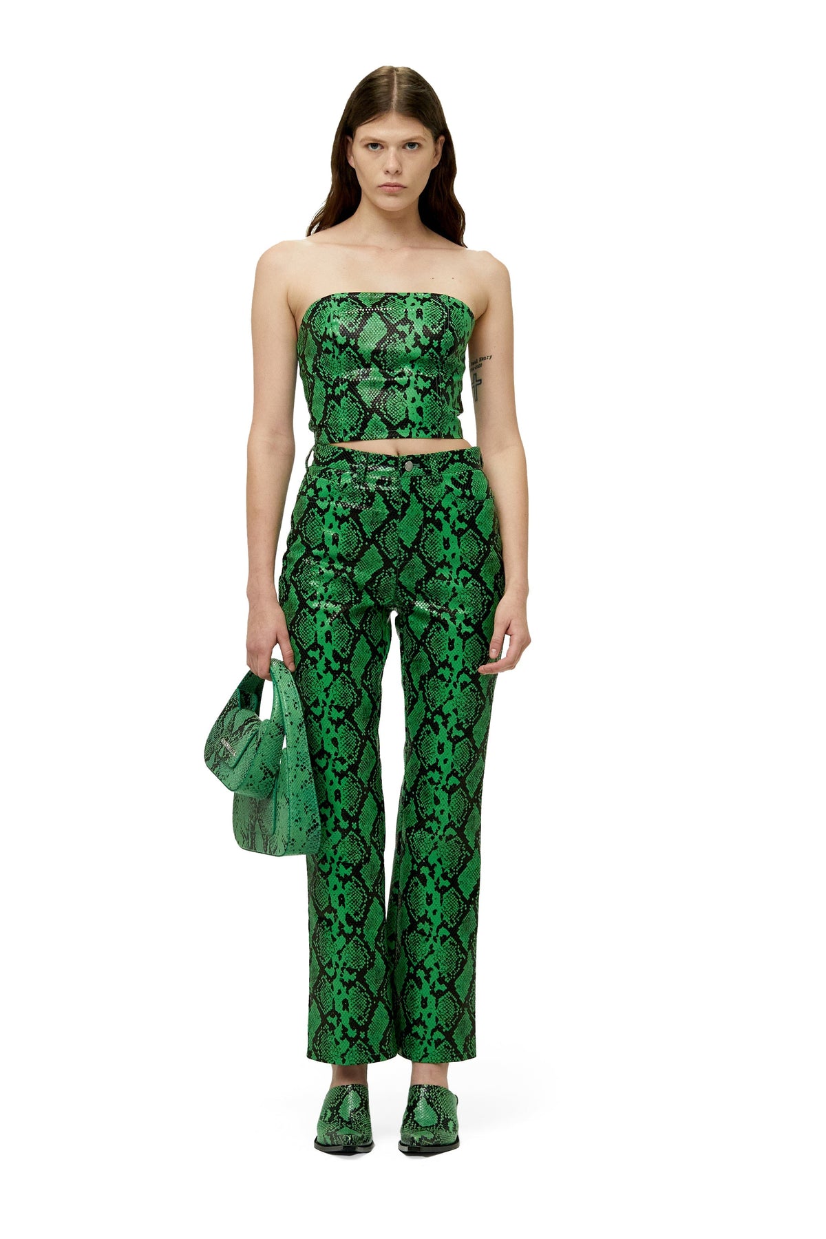 Twister Top in Grass Green